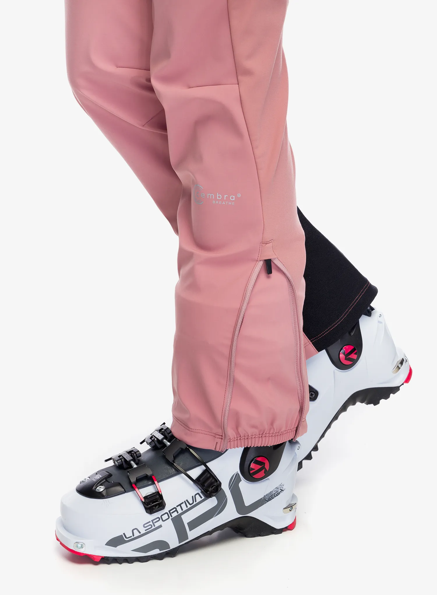 Ženske softshell hlače Maloja Losegg - mauve