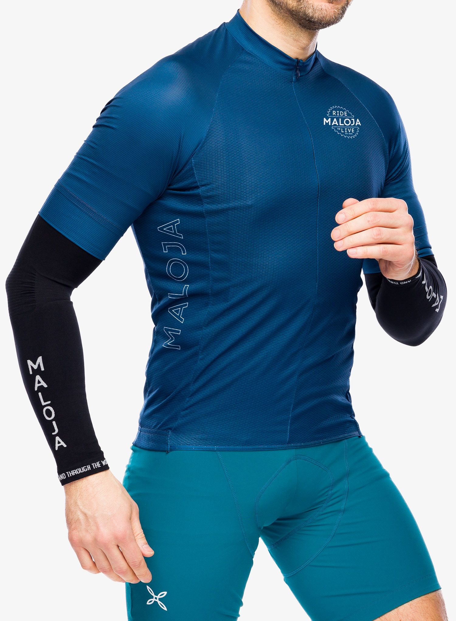 Biciklistički rukavi Maloja Pasler Armwarmers NOS - moonless