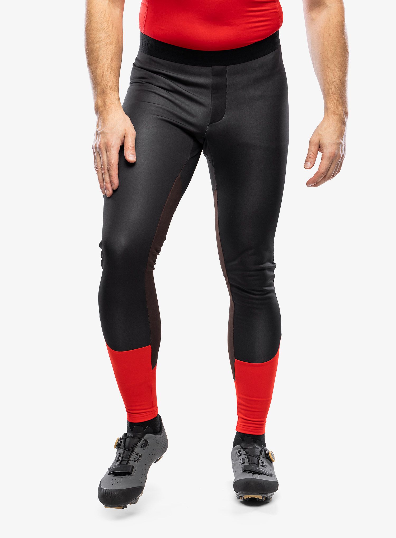 Tajice za trening Maloja Piglon - fire red multi