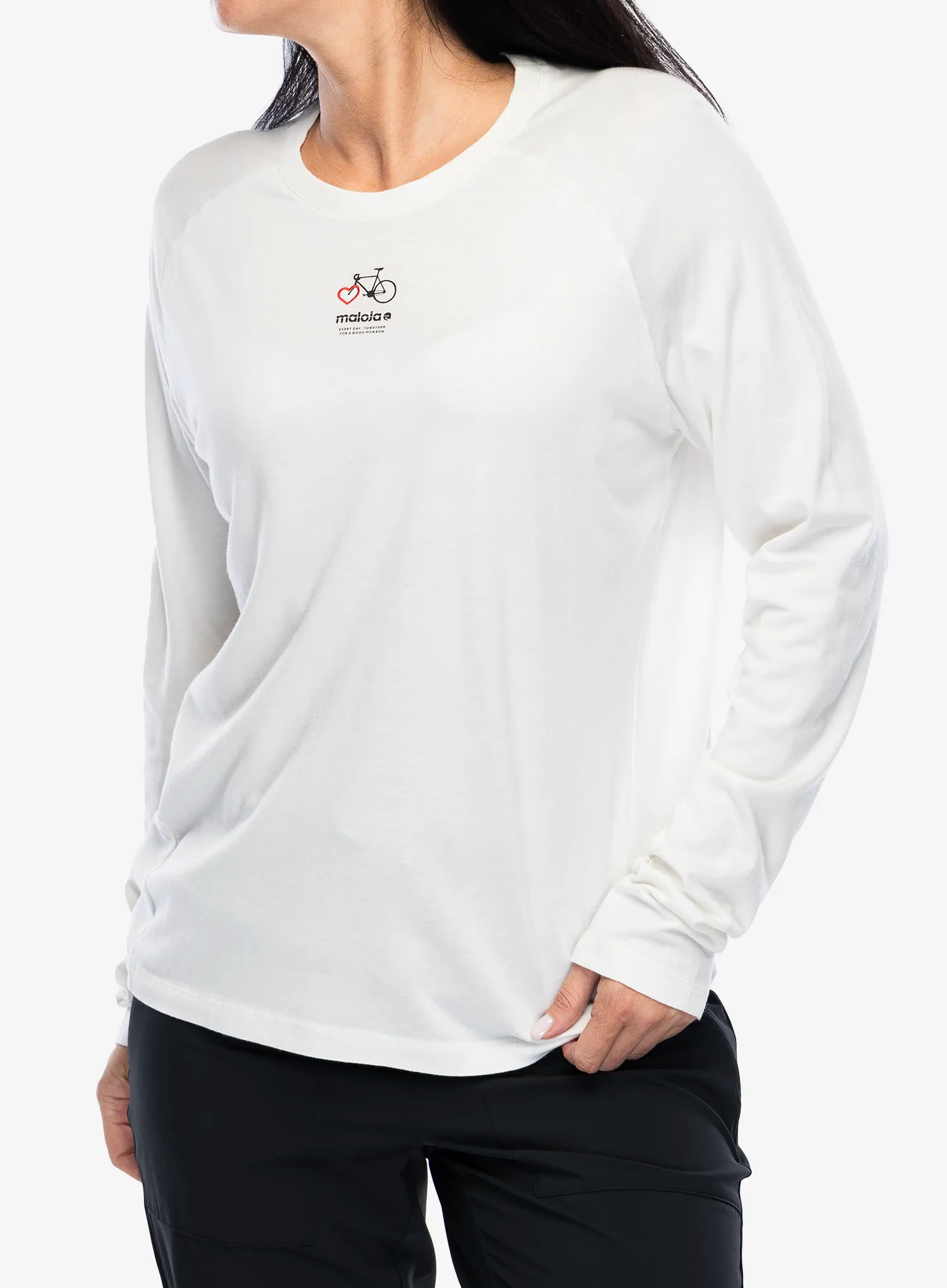 Ženski longsleeve Maloja Rothbach - glacier milk