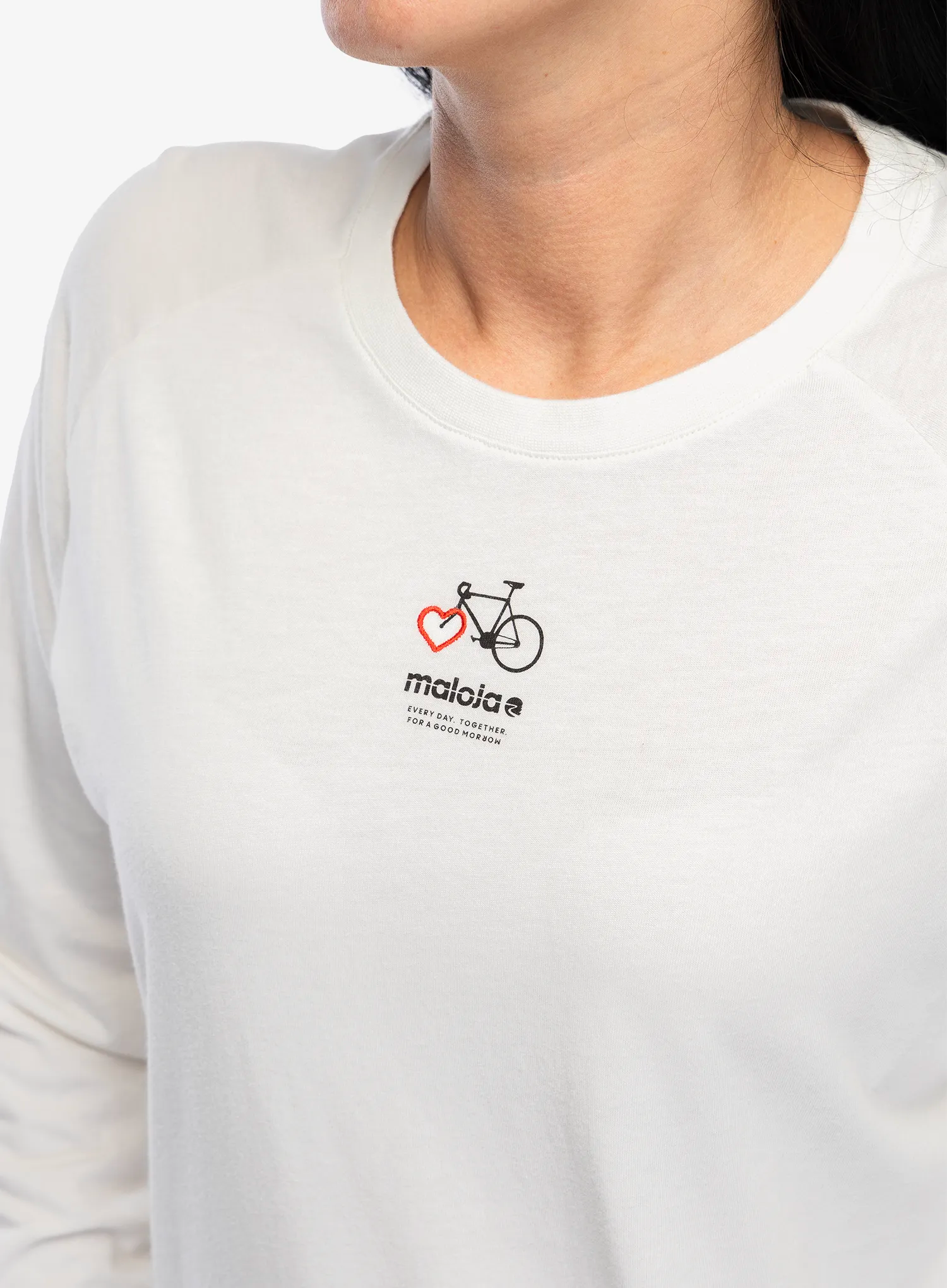 Ženski longsleeve Maloja Rothbach - glacier milk