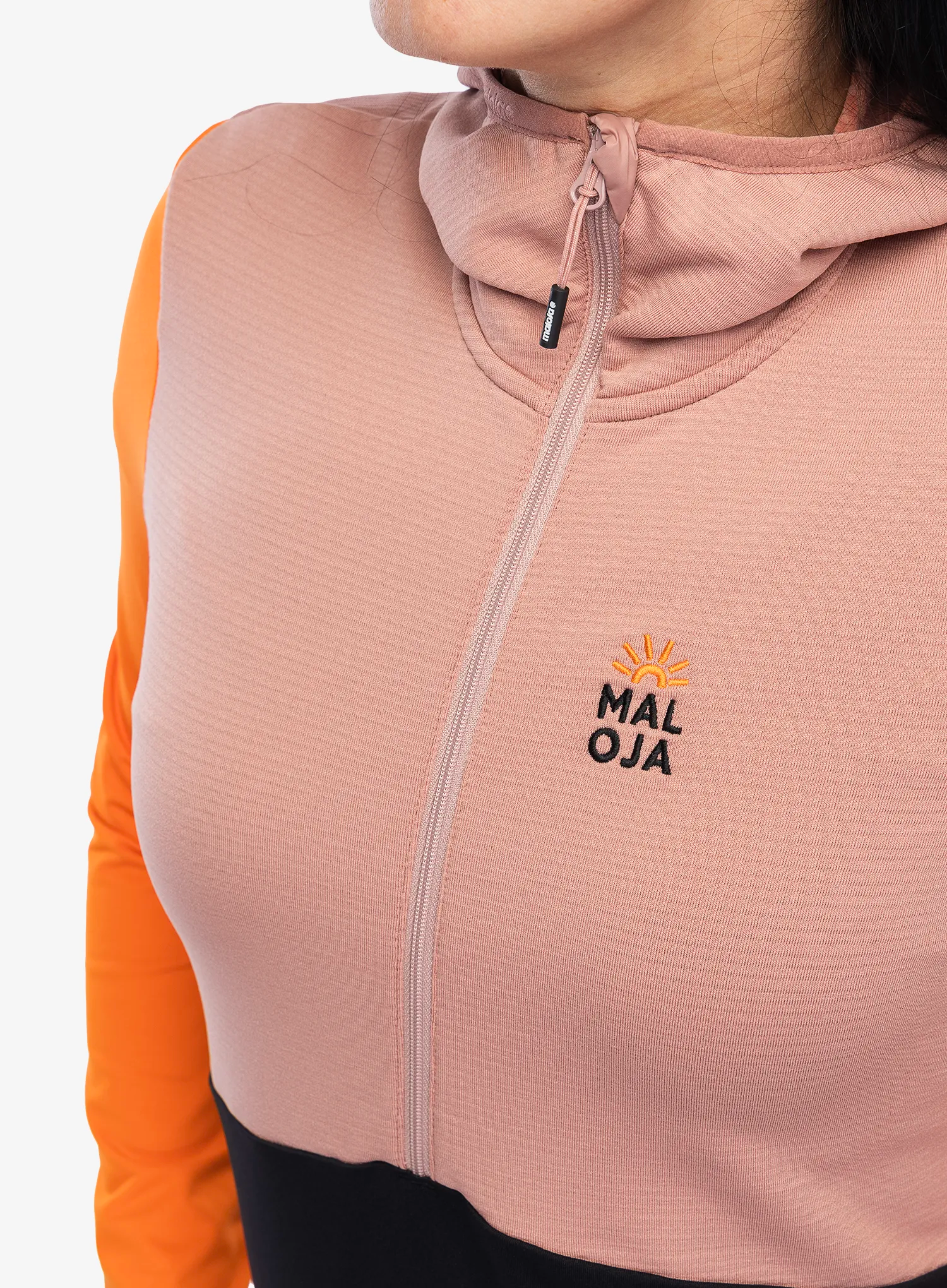Ženska dukserica Maloja Schio - mauve multi