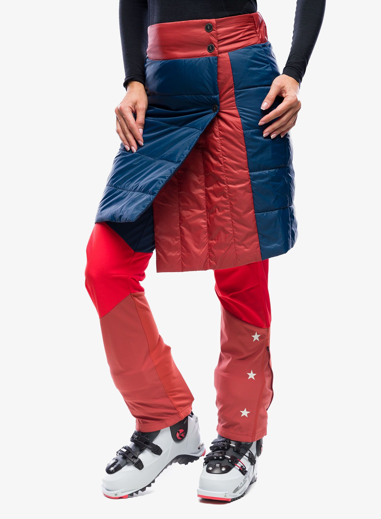 Suknja s postavom Maloja Schneeeule - midnight multi