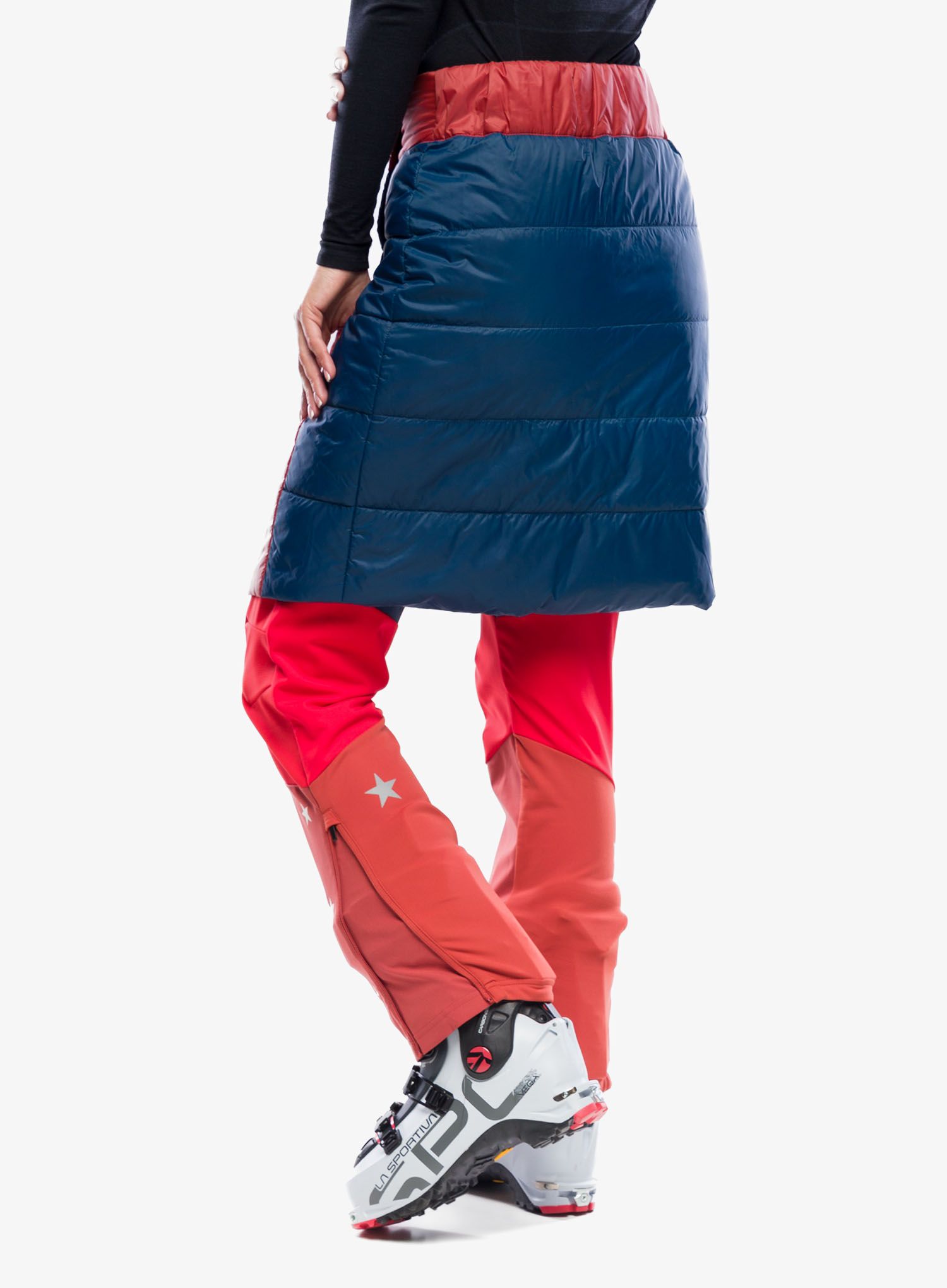 Suknja s postavom Maloja Schneeeule - midnight multi