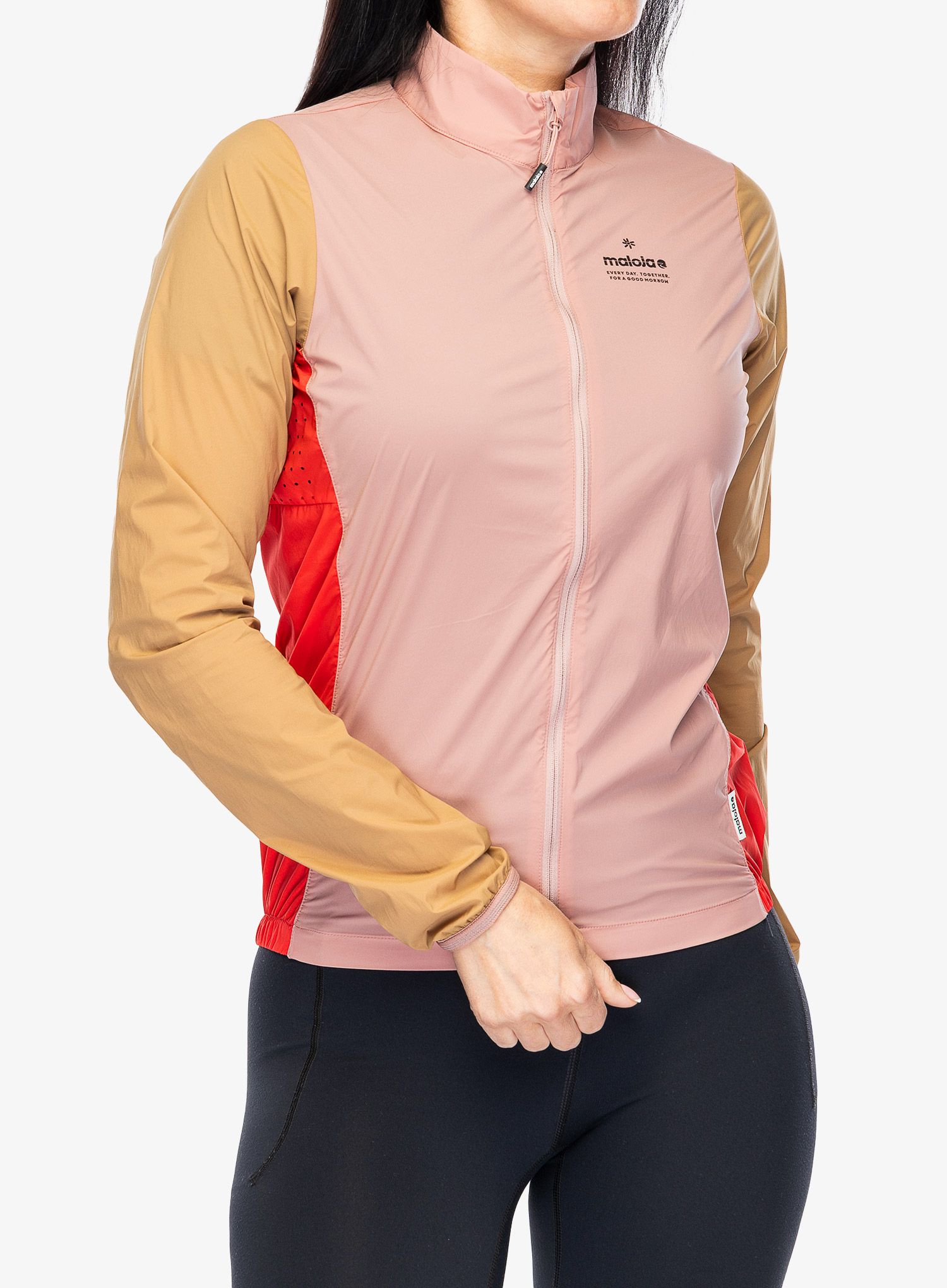Ženska biciklistička jakna Maloja Seis Jacket - mauve multi