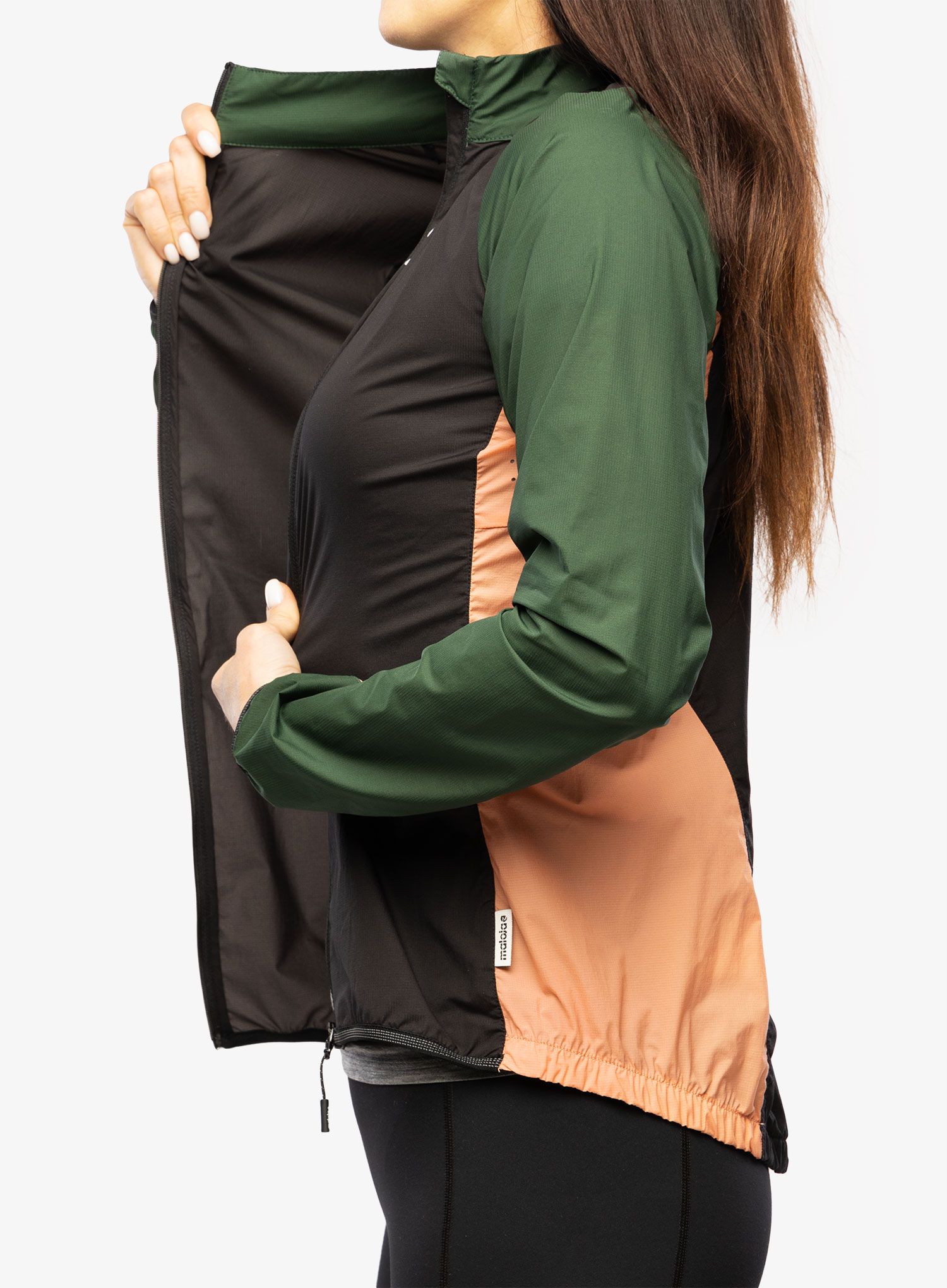 Ženska biciklistička jakna Maloja Seis Jacket - moonless multi