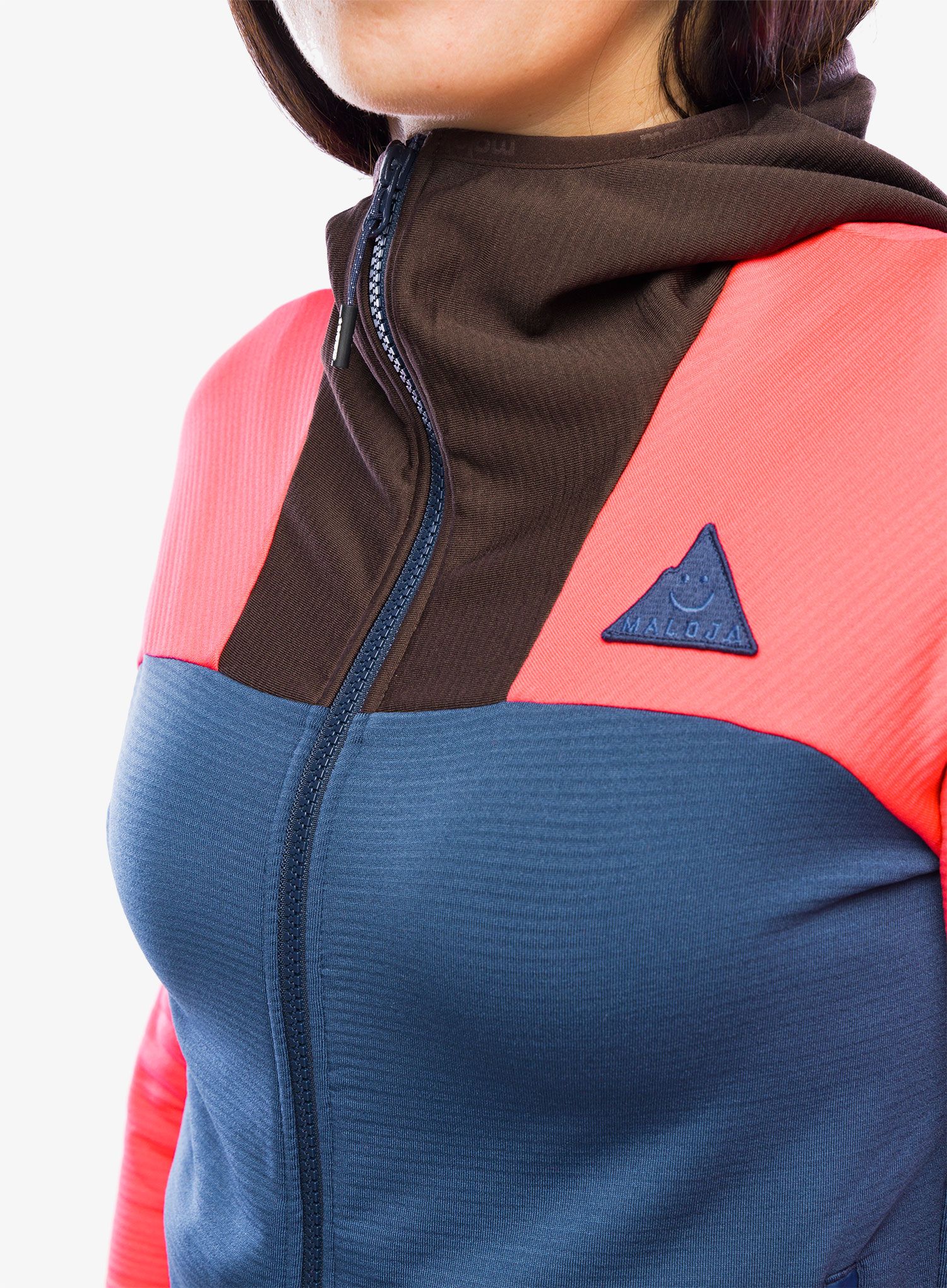 Ženska trekking dukserica Maloja Sunflower - midnight multi