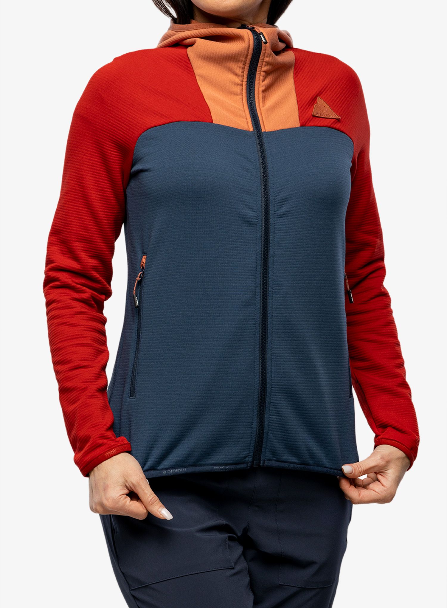 Ženska trekking dukserica Maloja Sunflower - midnight multi