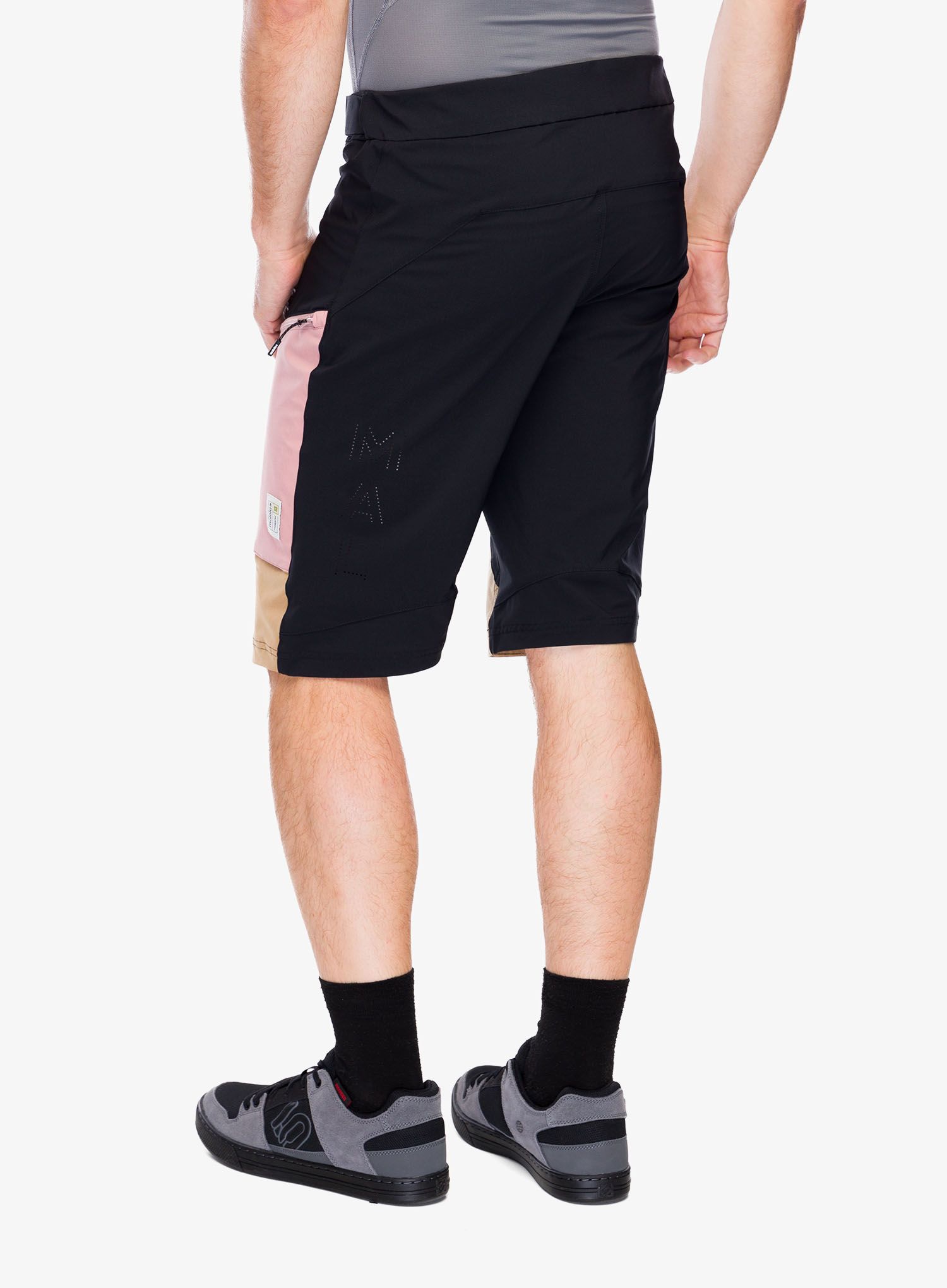 Kratke hlače enduro Maloja Torre - deep black multi