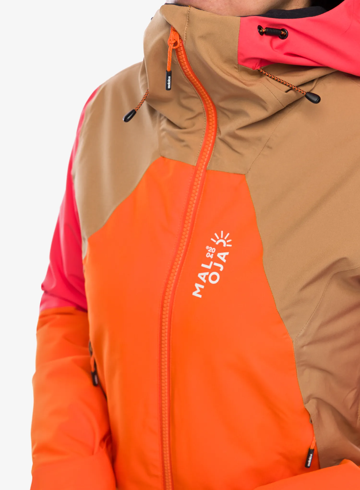 Ženska skijaška jakna Maloja Tosc - orange sun