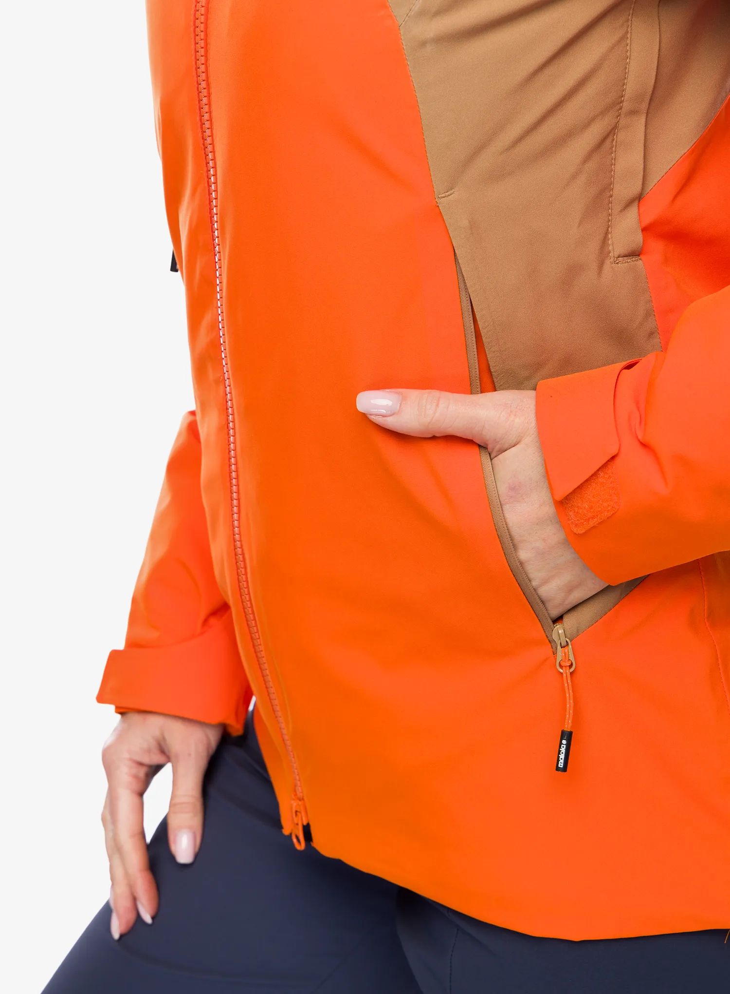 Ženska skijaška jakna Maloja Tosc - orange sun