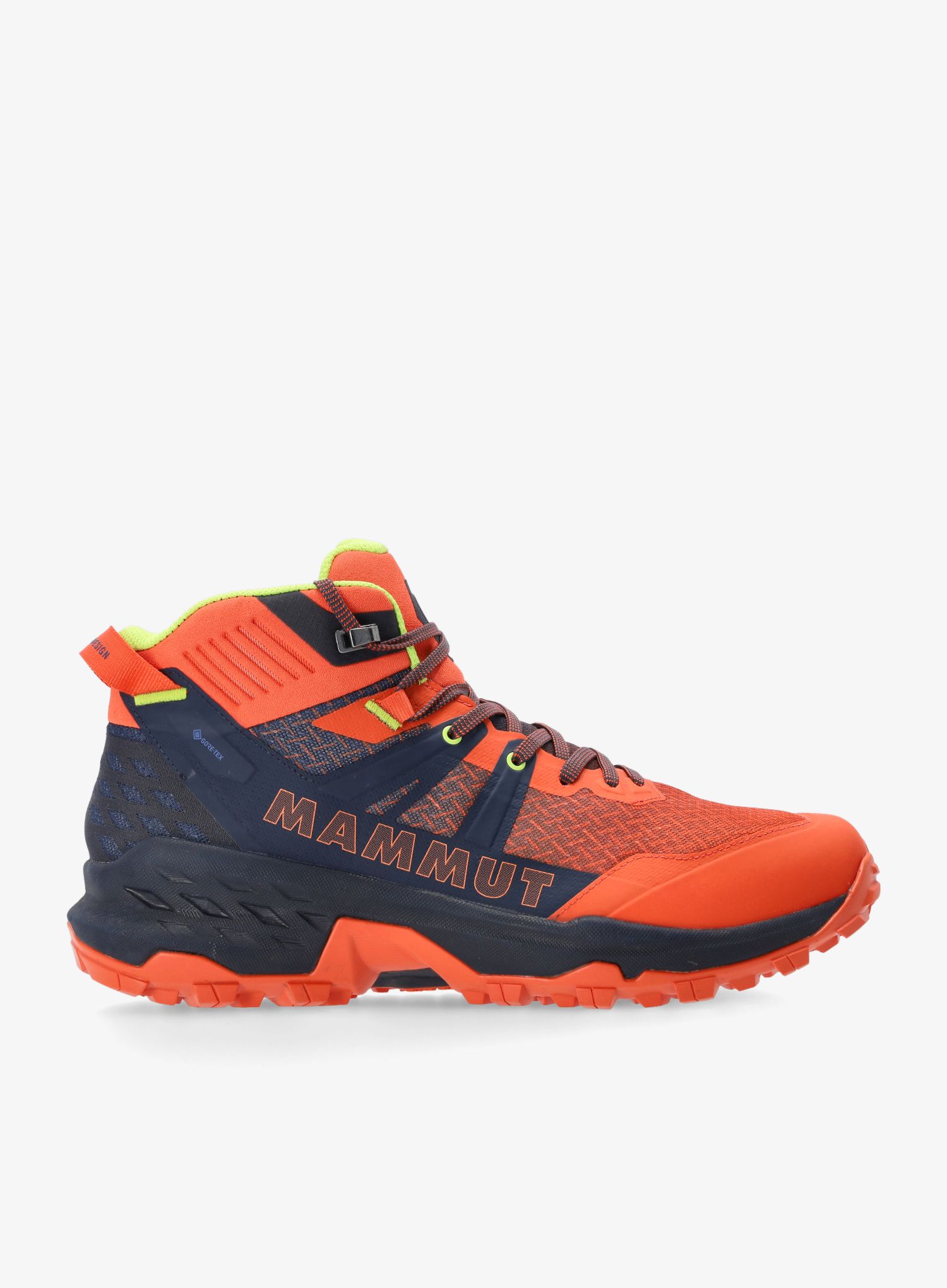 Muške planinarske cipele Mammut Sertig II Mid GTX - hot red/marine