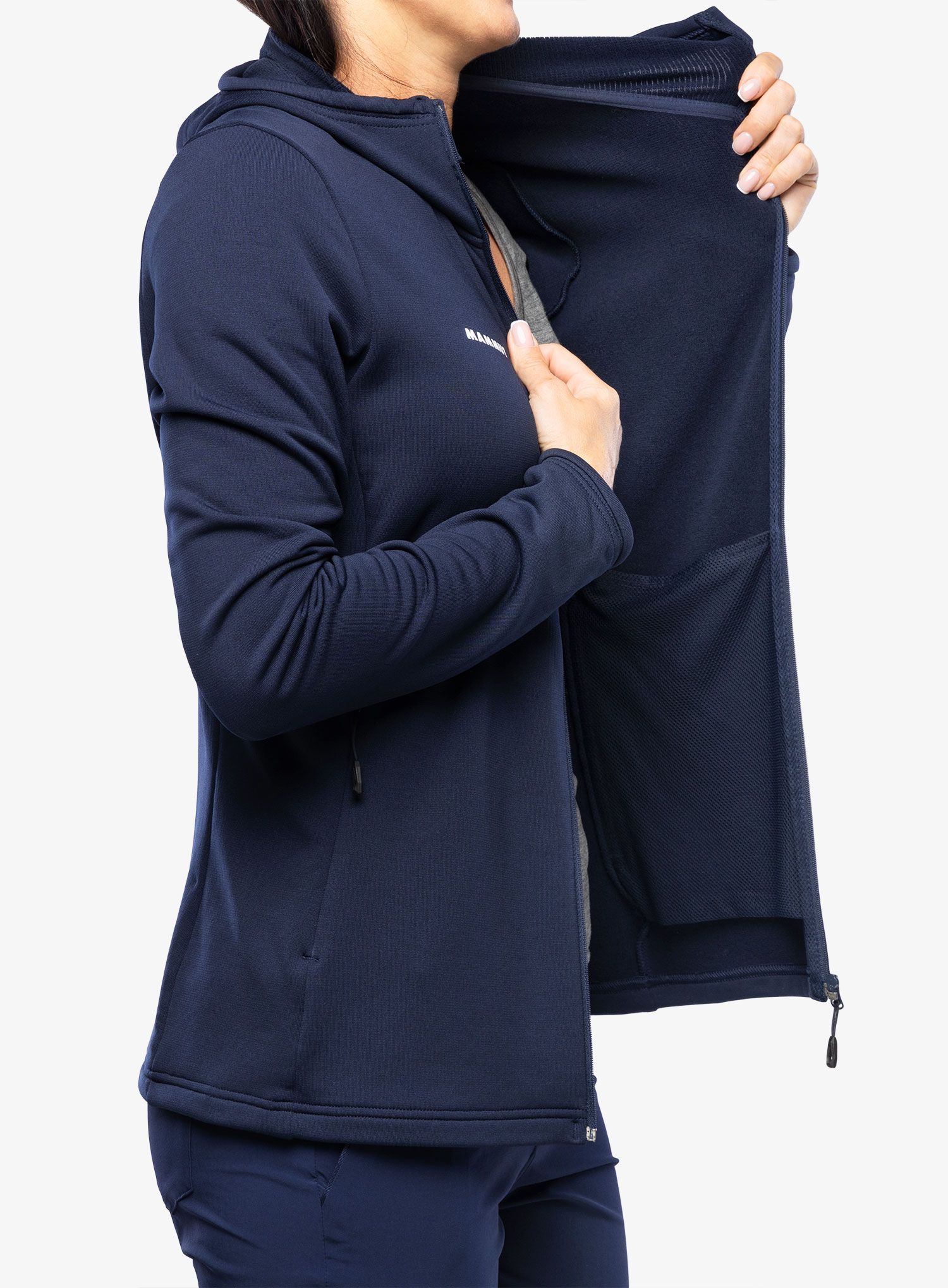 Ženska dukserica Mammut Aconcagua Light ML Hooded Jacket - marine