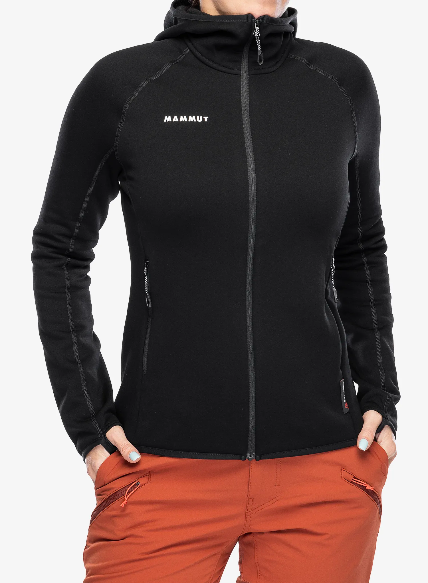 Ženska trekking dukserica Mammut Aconcagua ML Hooded Jacket - black