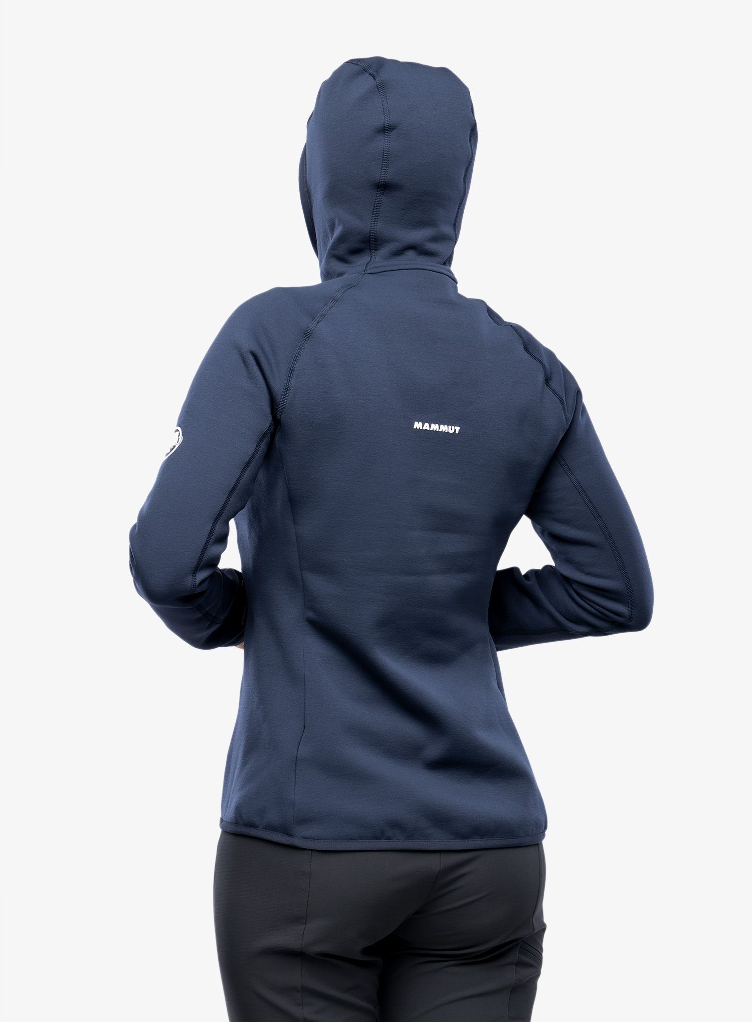 Ženska trekking dukserica Mammut Aconcagua ML Hooded Jacket - marine