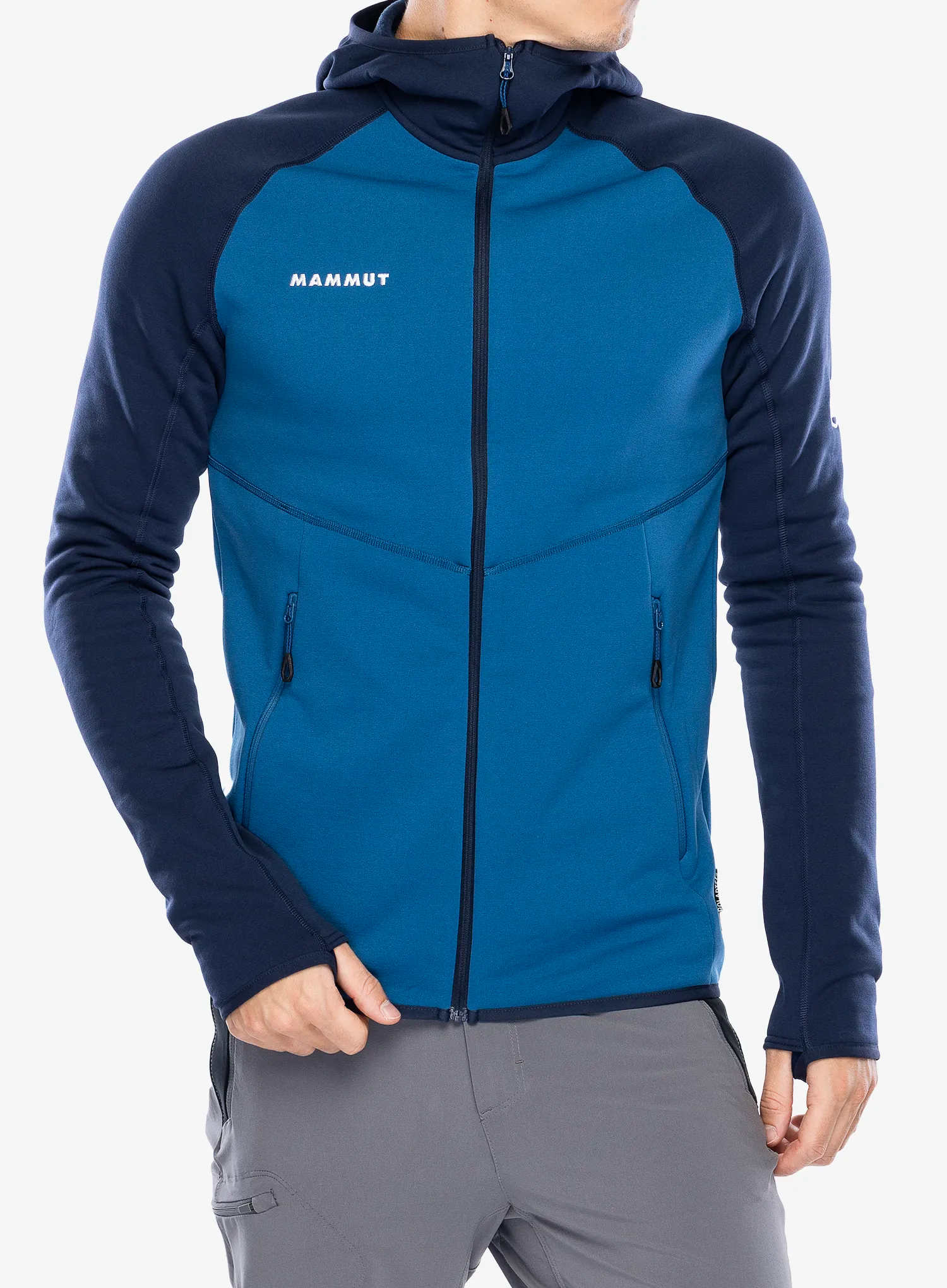 Trekking dukserica Mammut Aconcagua ML Hooded Jkt - deep ice/marine