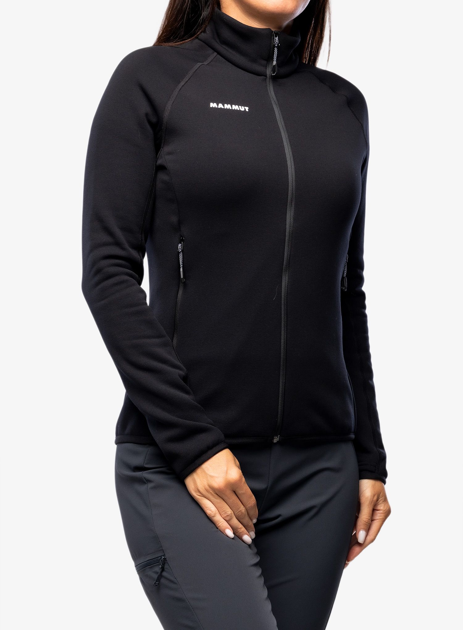 Ženska dukserica od flisa Mammut Aconcagua ML Jacket - black