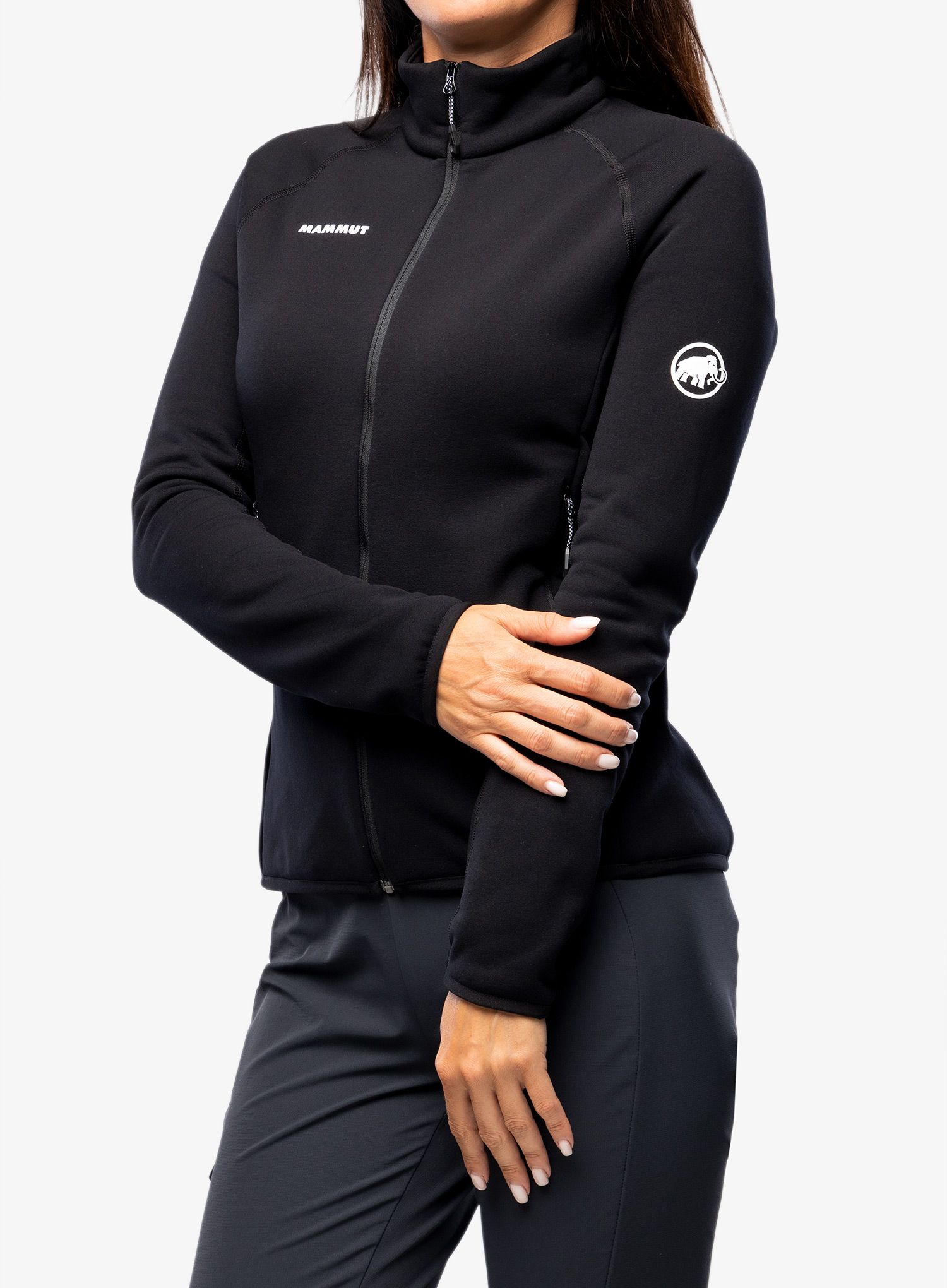 Ženska dukserica od flisa Mammut Aconcagua ML Jacket - black