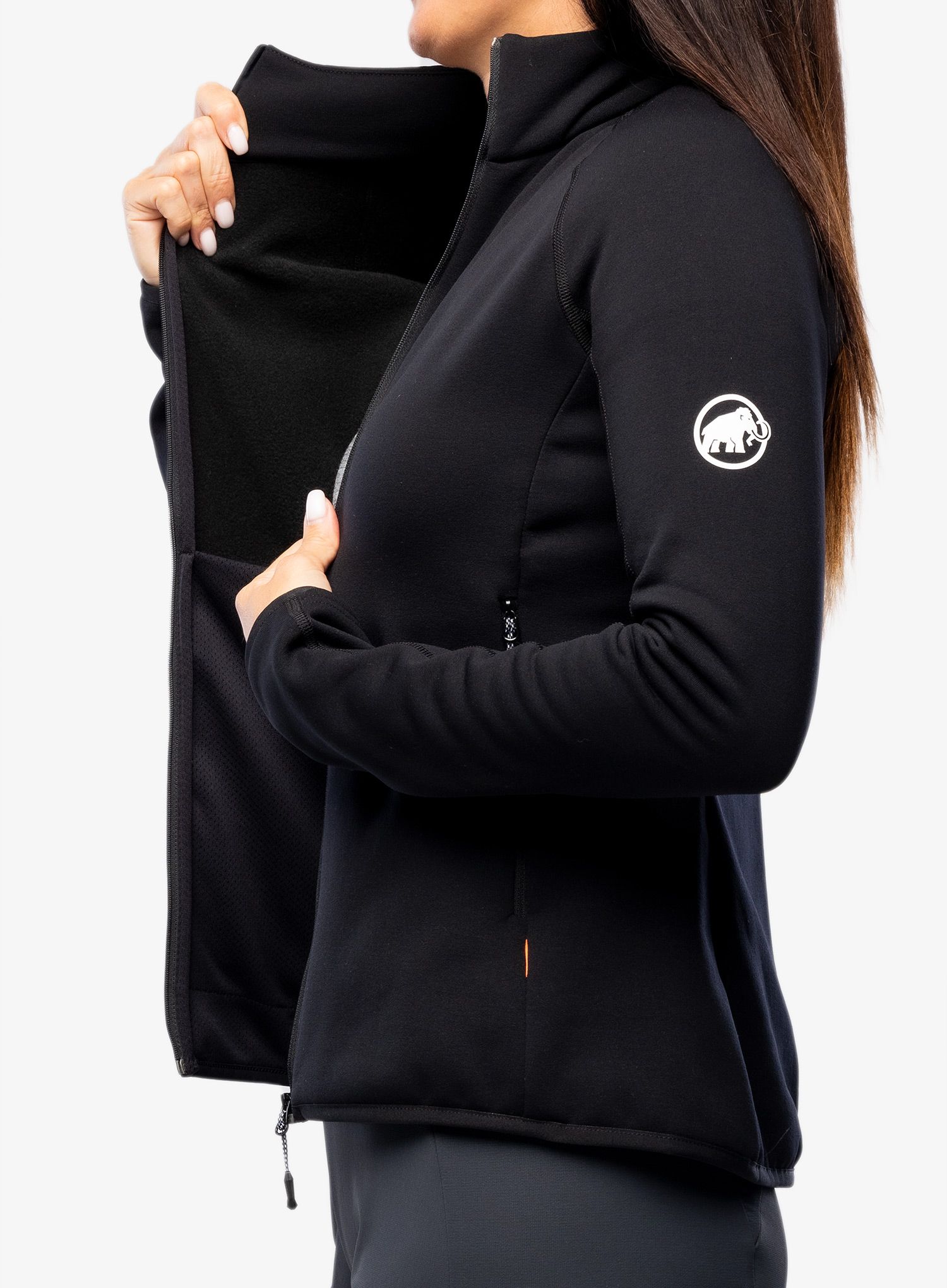 Ženska dukserica od flisa Mammut Aconcagua ML Jacket - black