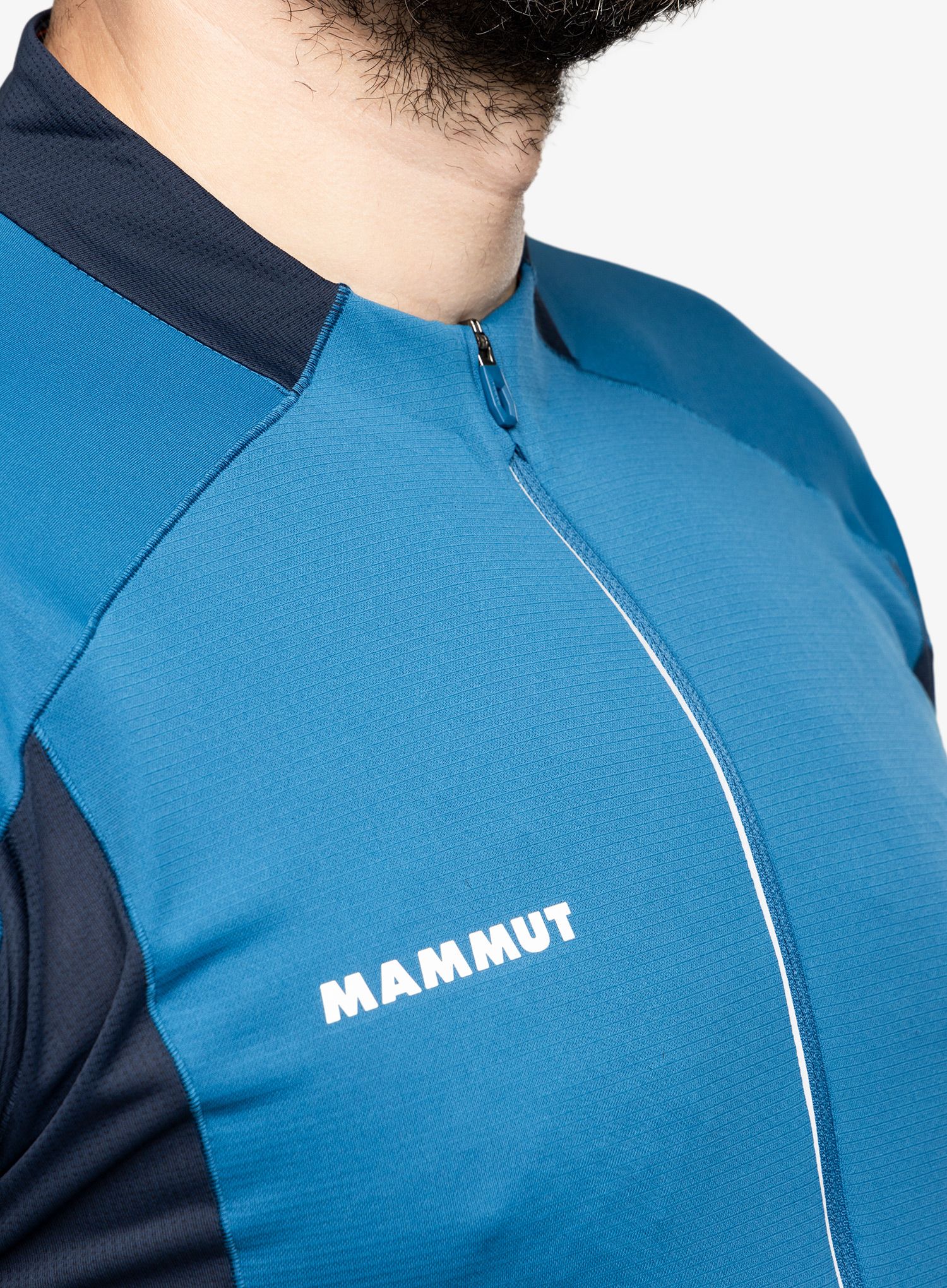 Dukserica Mammut Aenergy FL Half Zip Longsleeve - deep ice/marine