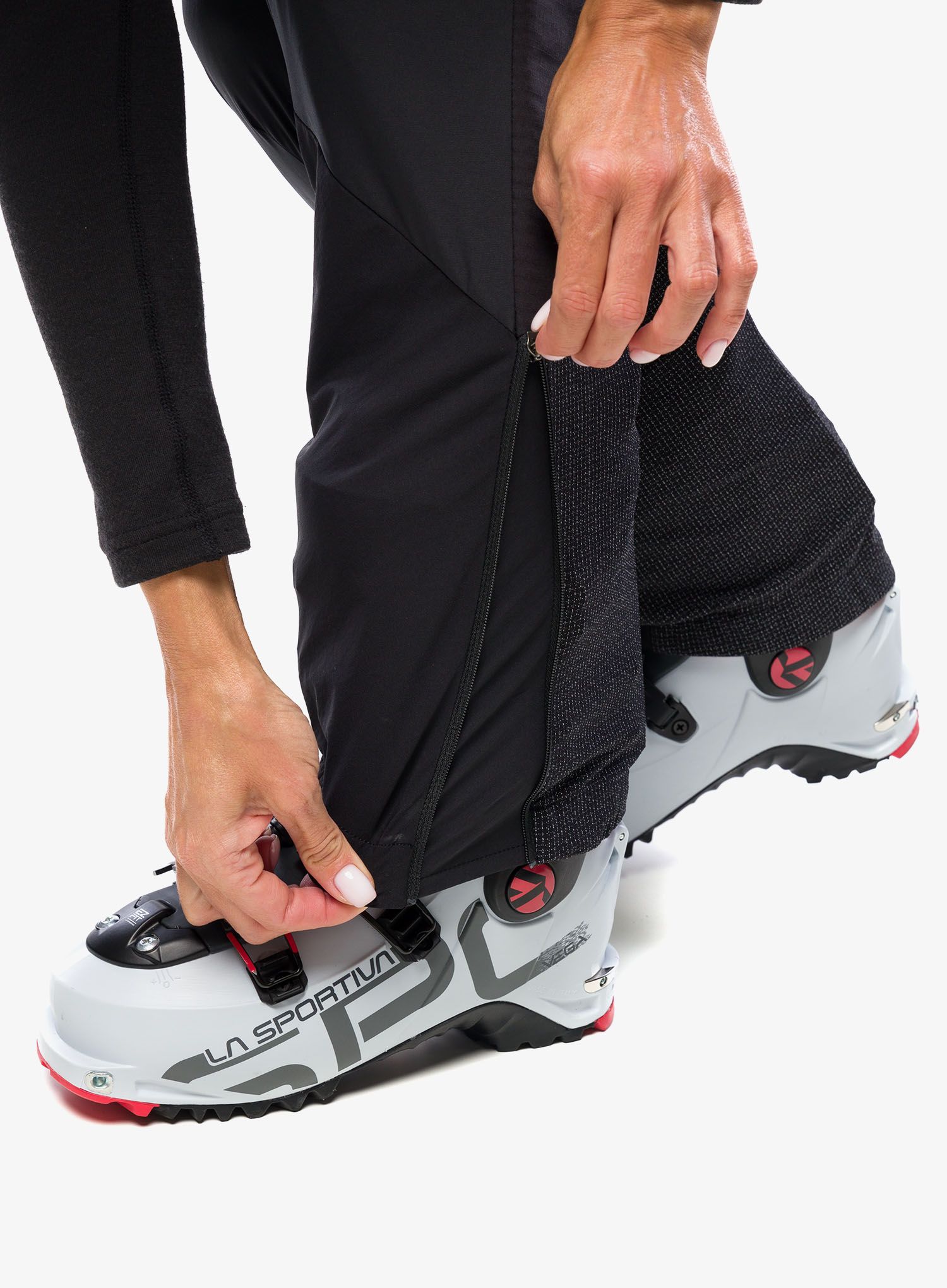 Ženske hlače za turno skijanje Mammut Aenergy IN Hybrid Pants - black