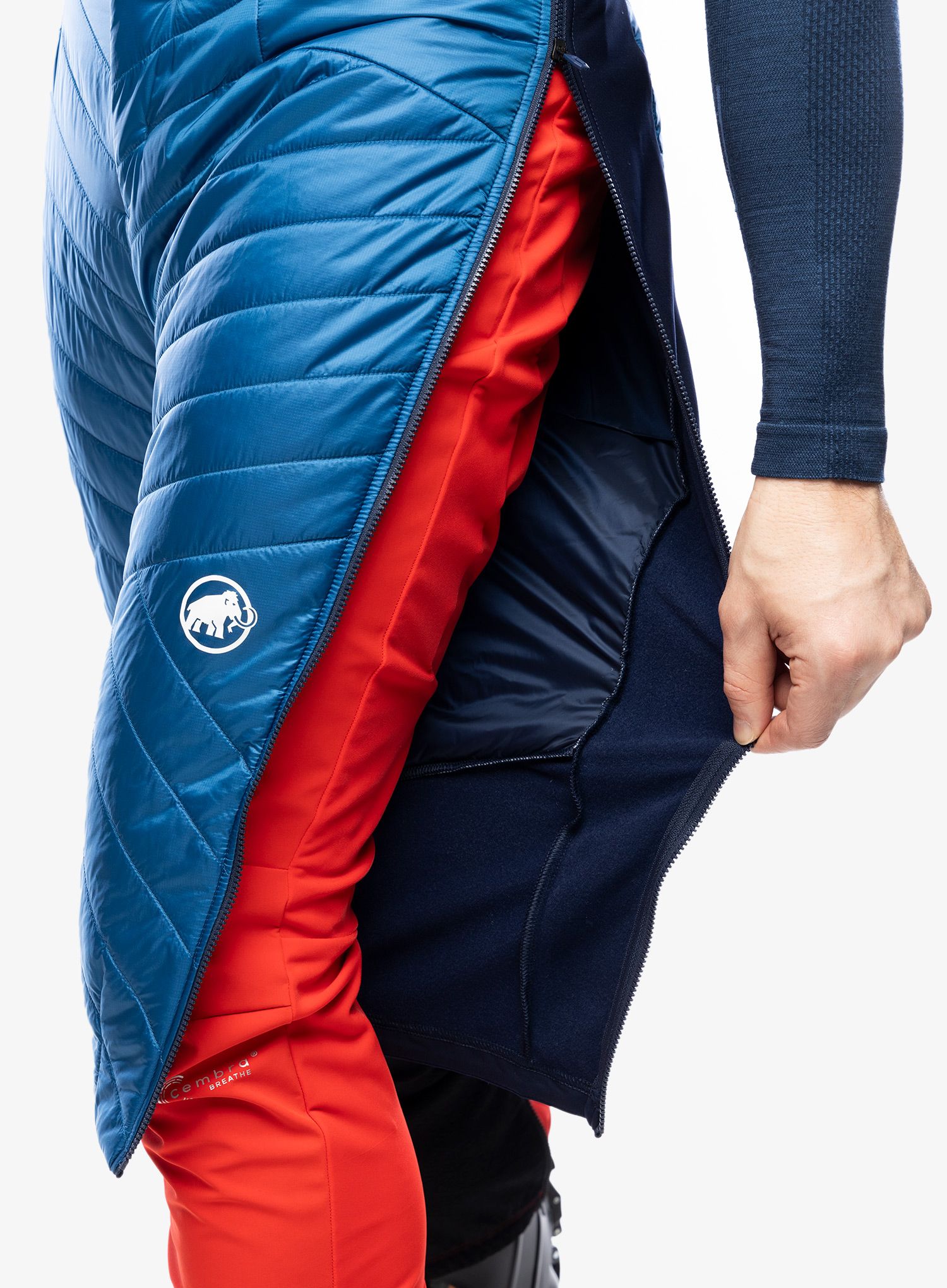 Kratke hlače s postavom Mammut Aenergy IN Shorts - deep ice/marine