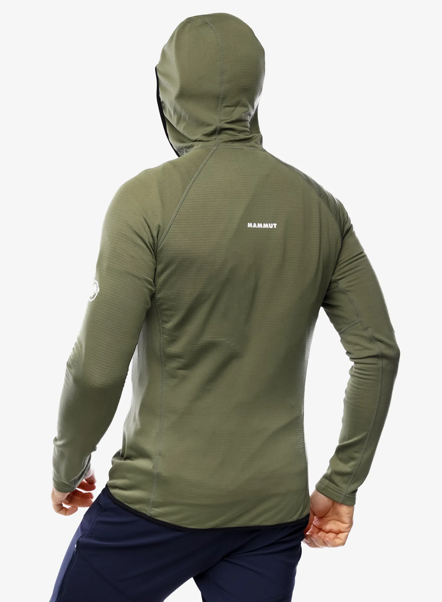 Majica s kapuljačom Mammut Aenergy Light ML Hooded Jacket - marsh/dark marsh