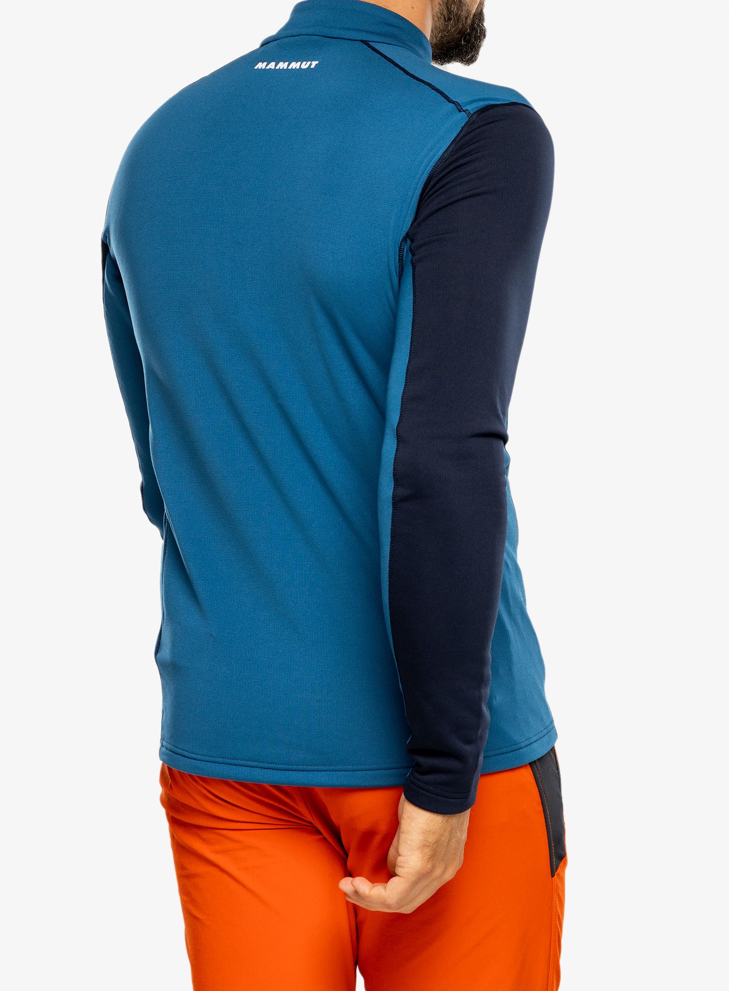 Dukserica s 1/2 patentnim zatvaračem Mammut Aenergy ML Half Zip Pull - deep ice/marine