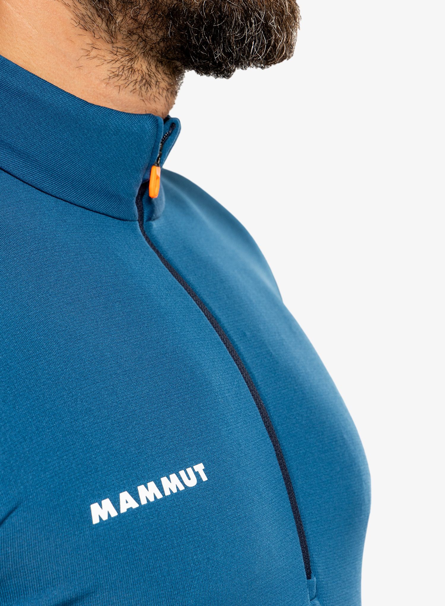 Dukserica s 1/2 patentnim zatvaračem Mammut Aenergy ML Half Zip Pull - deep ice/marine