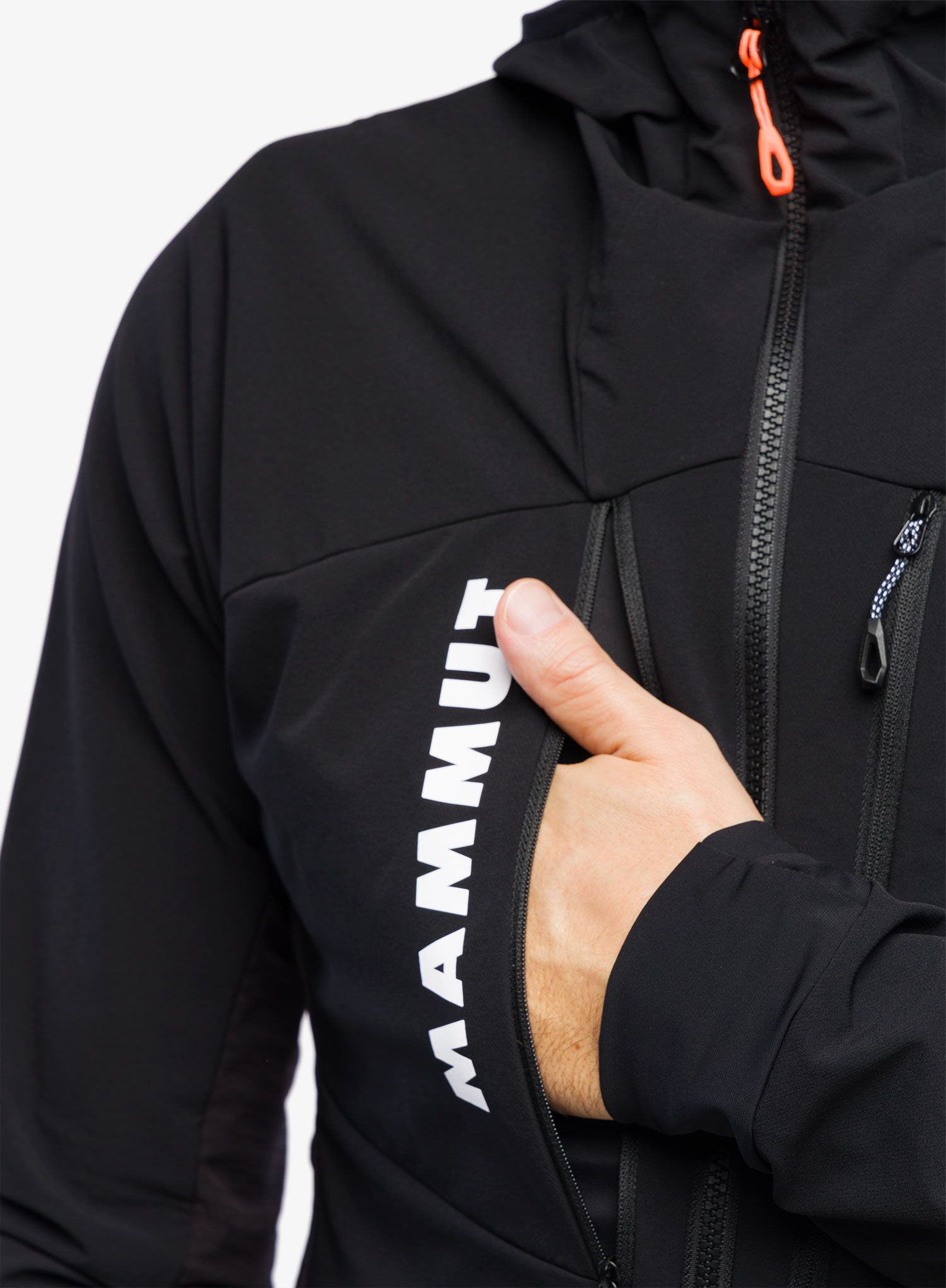 Softshell jakna Mammut Aenergy SO Hybrid Hooded Jacket - black