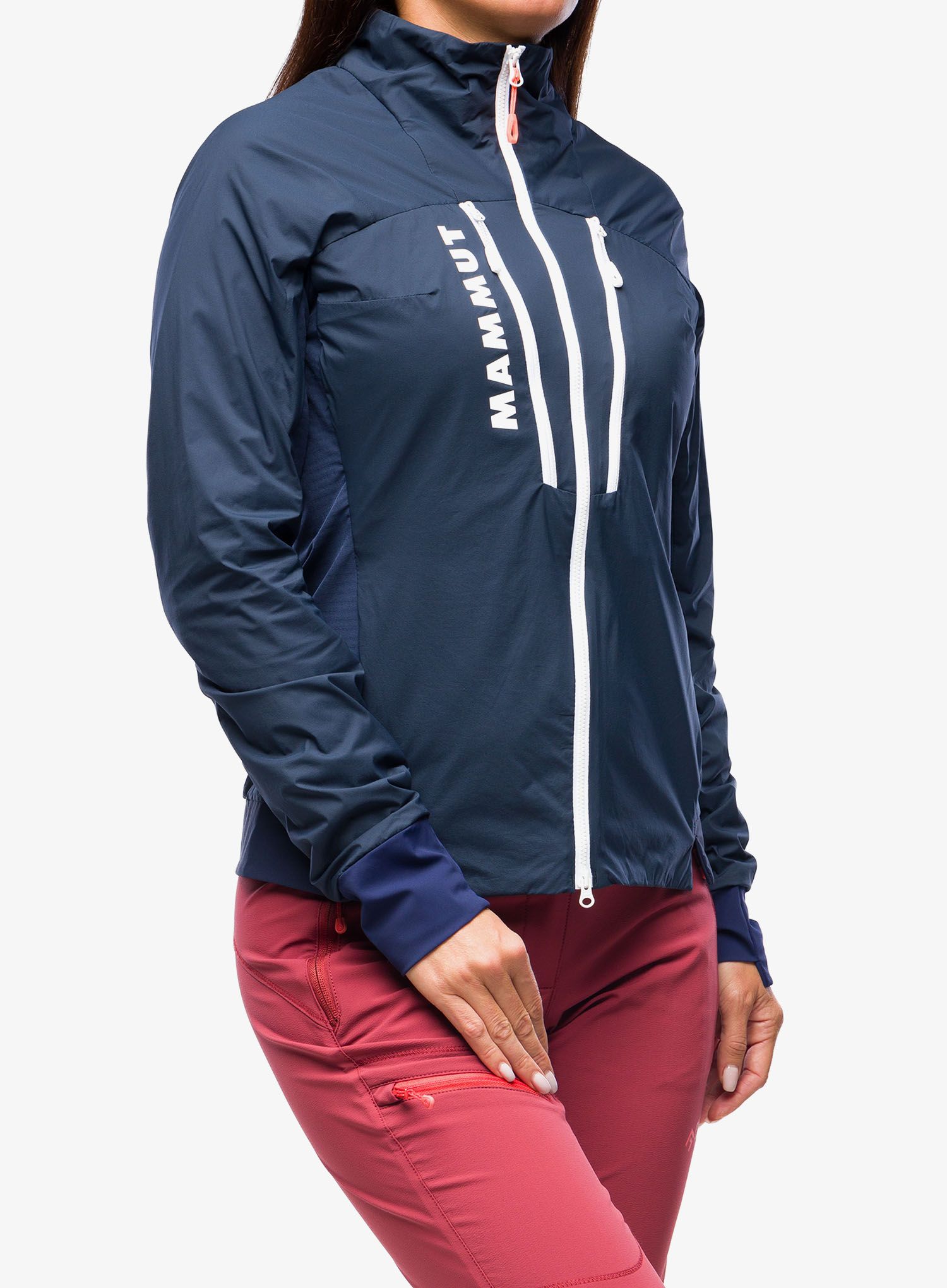 Ženska hibridna jakna Mammut Aenergy IN Hybrid Jacket - marine/white