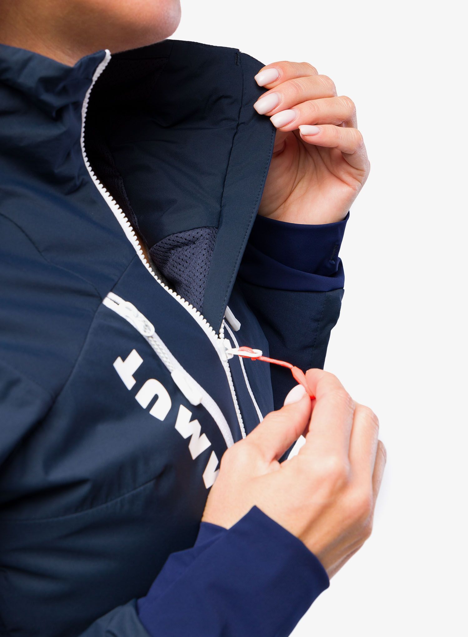 Ženska hibridna jakna Mammut Aenergy IN Hybrid Jacket - marine/white