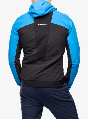 Softshell jakna Mammut Aenergy SO Hybrid Hooded Jacket - glacier blue/black