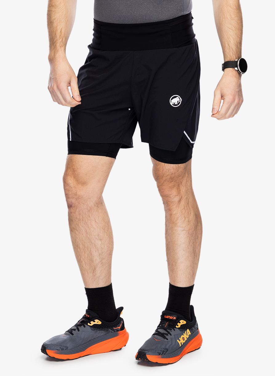 Kratke hlače za trčanje Mammut Aenergy TR 2 in 1 Shorts - black