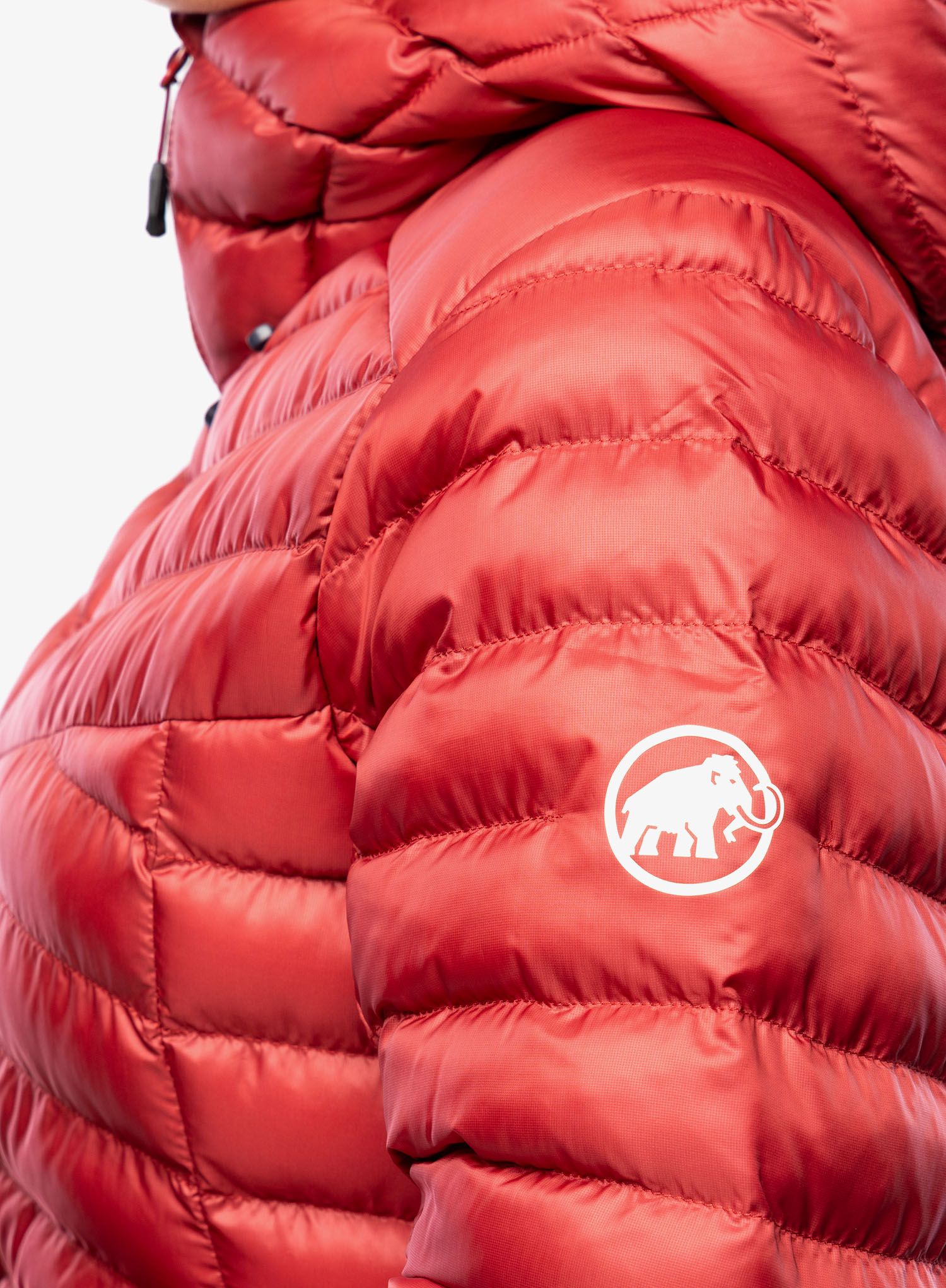 Jakna s postavom ženska Mammut Albula IN Hooded Jacket - blood red
