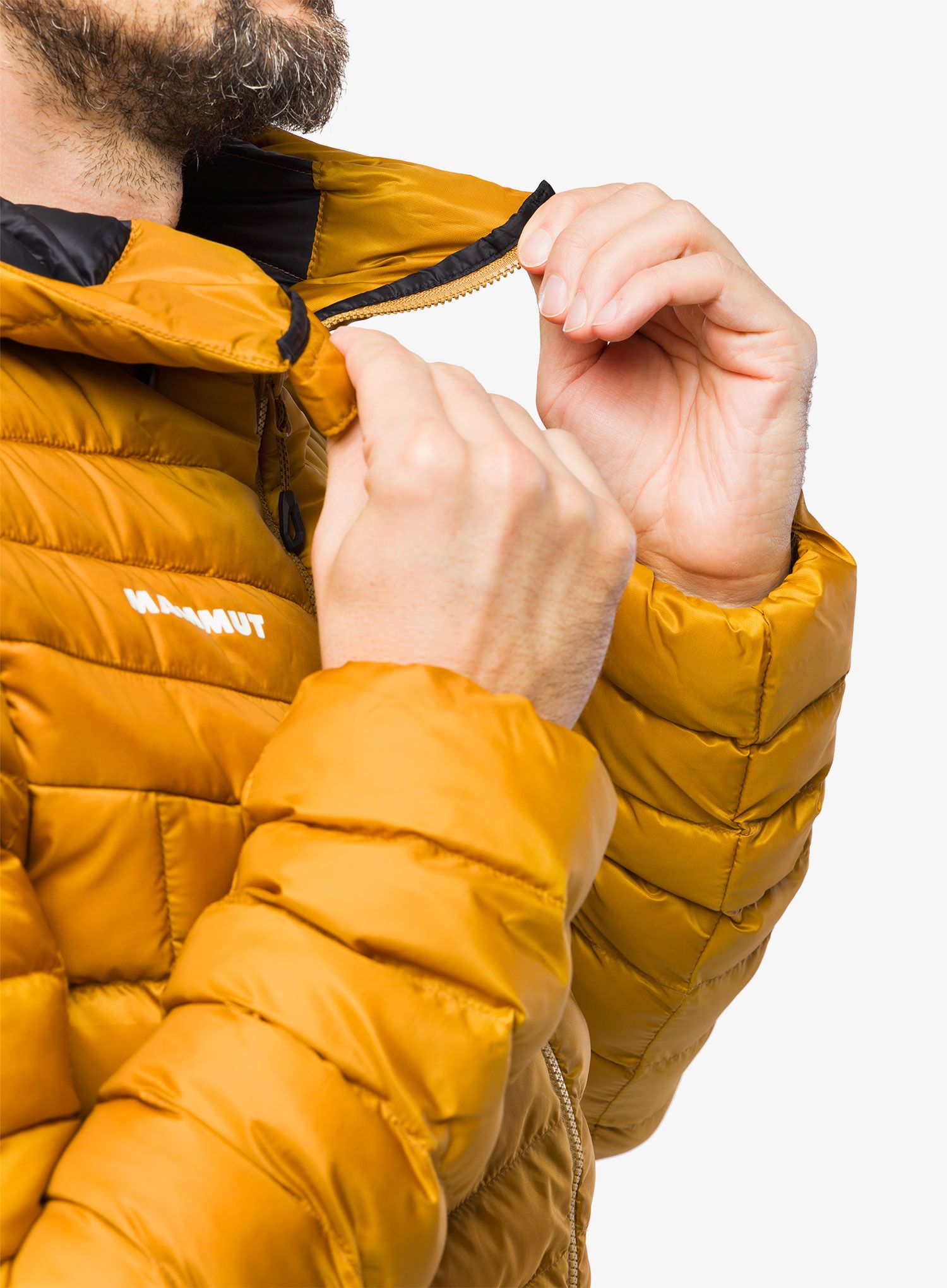 Jakna s postavom Mammut Albula IN Hooded Jacket - cheetah