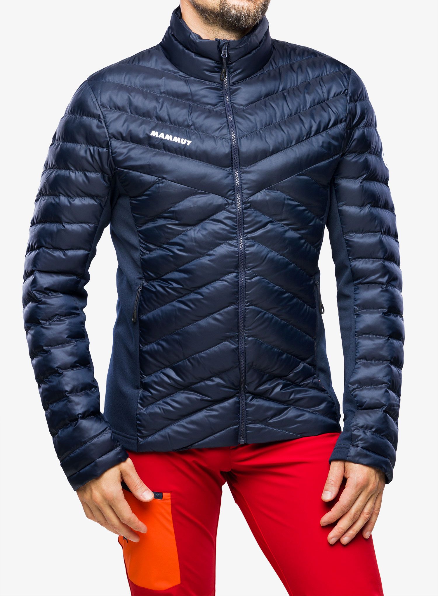 Jakna s postavom Mammut Albula IN Hybrid Jacket - marine