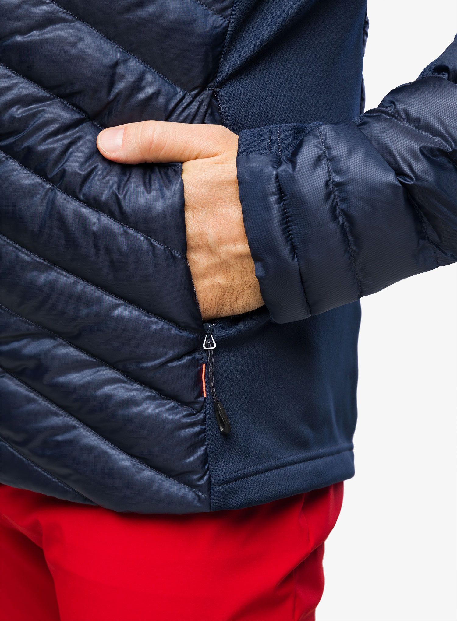 Jakna s postavom Mammut Albula IN Hybrid Jacket - marine