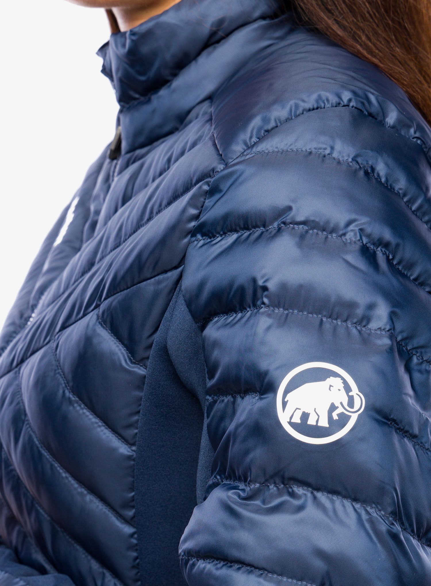 Jakna s postavom ženska Mammut Albula IN Hybrid Jacket - marine