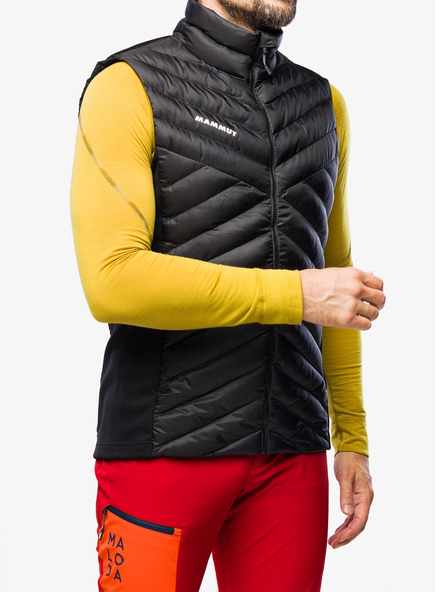 Prsluk s postavom Mammut Albula IN Hybrid Vest - black