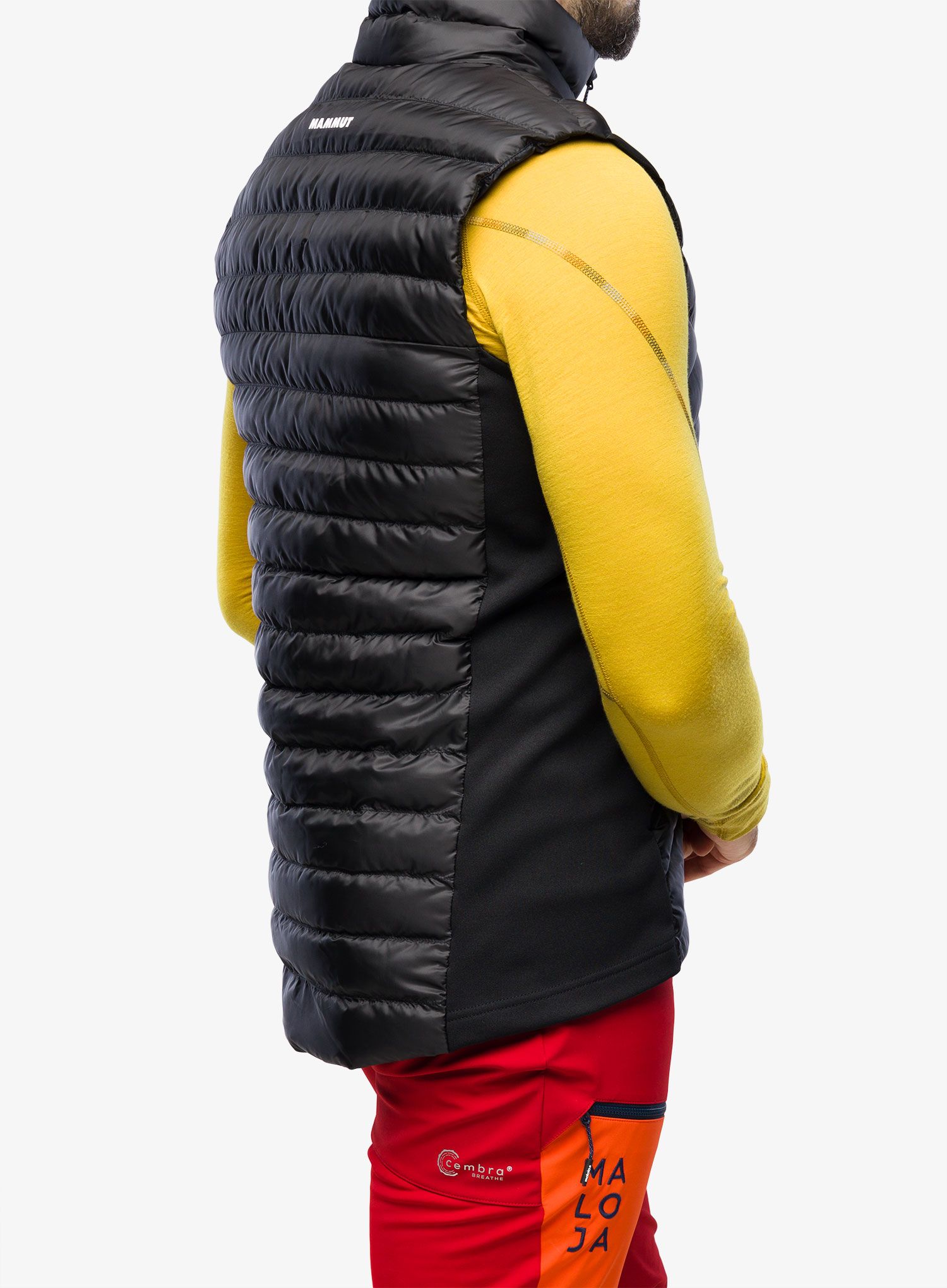 Prsluk s postavom Mammut Albula IN Hybrid Vest - black