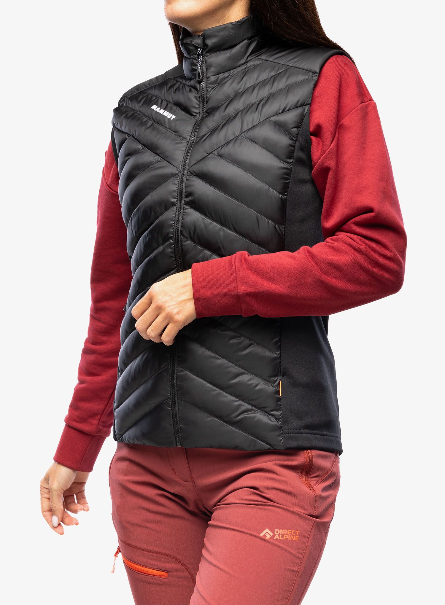 Ženski prsluk Mammut Albula IN Hybrid Vest - black