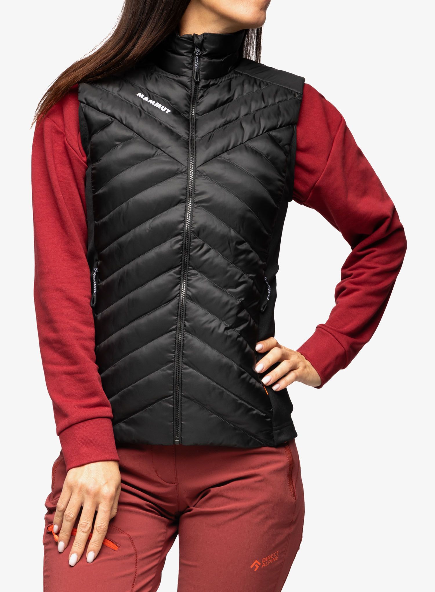 Ženski prsluk Mammut Albula IN Hybrid Vest - black