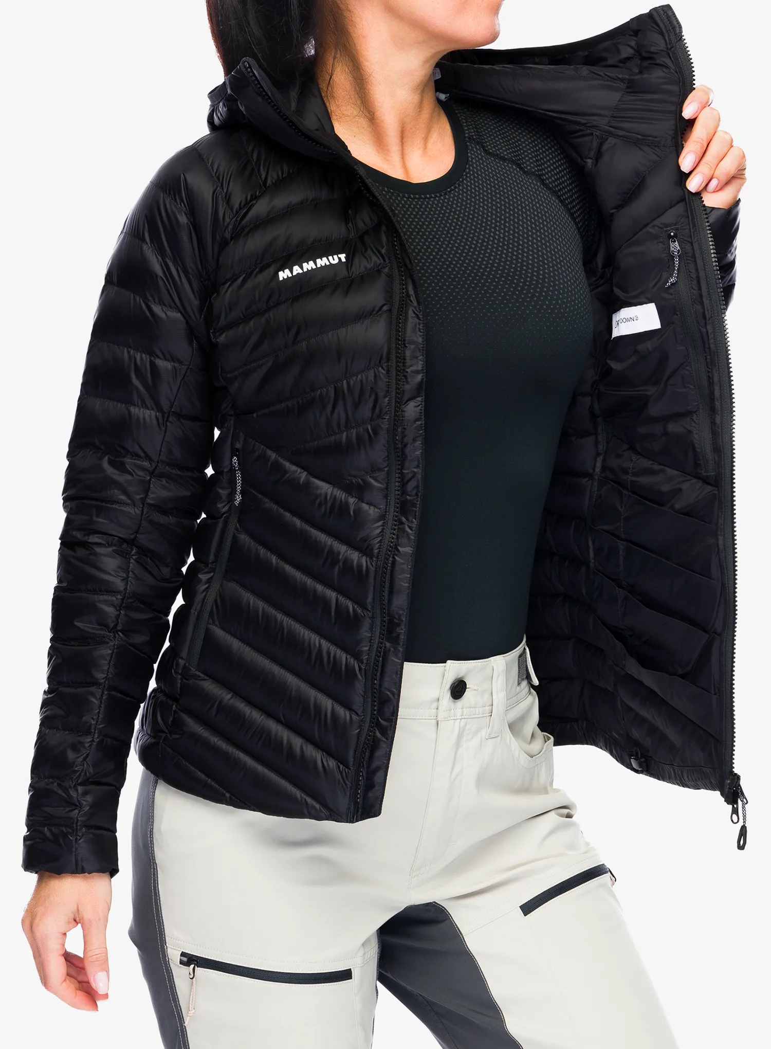 Ženska perjana jakna Mammut Broad Peak IN Hooded Jacket