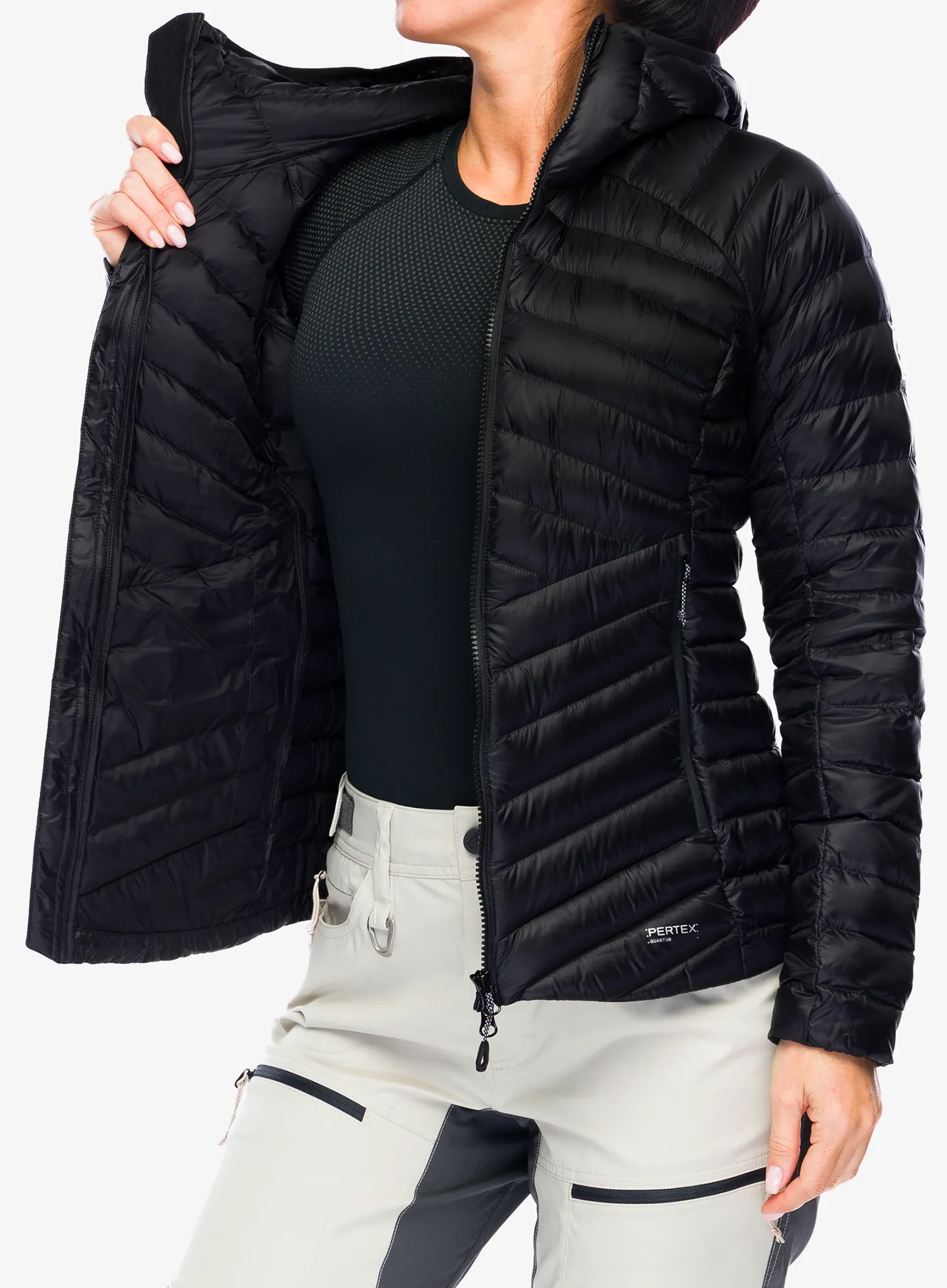 Ženska perjana jakna Mammut Broad Peak IN Hooded Jacket