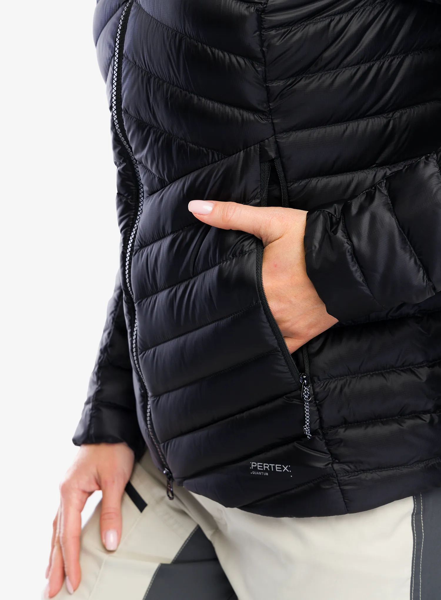 Ženska perjana jakna Mammut Broad Peak IN Hooded Jacket