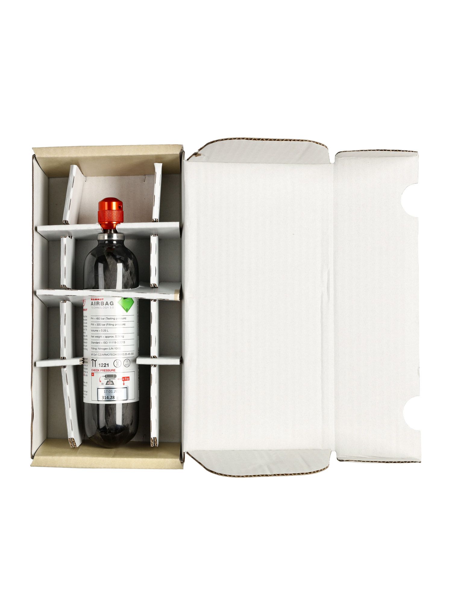 Kartuše za lavinske ruksake Mammut Carbon Cartridge 300 bar - black
