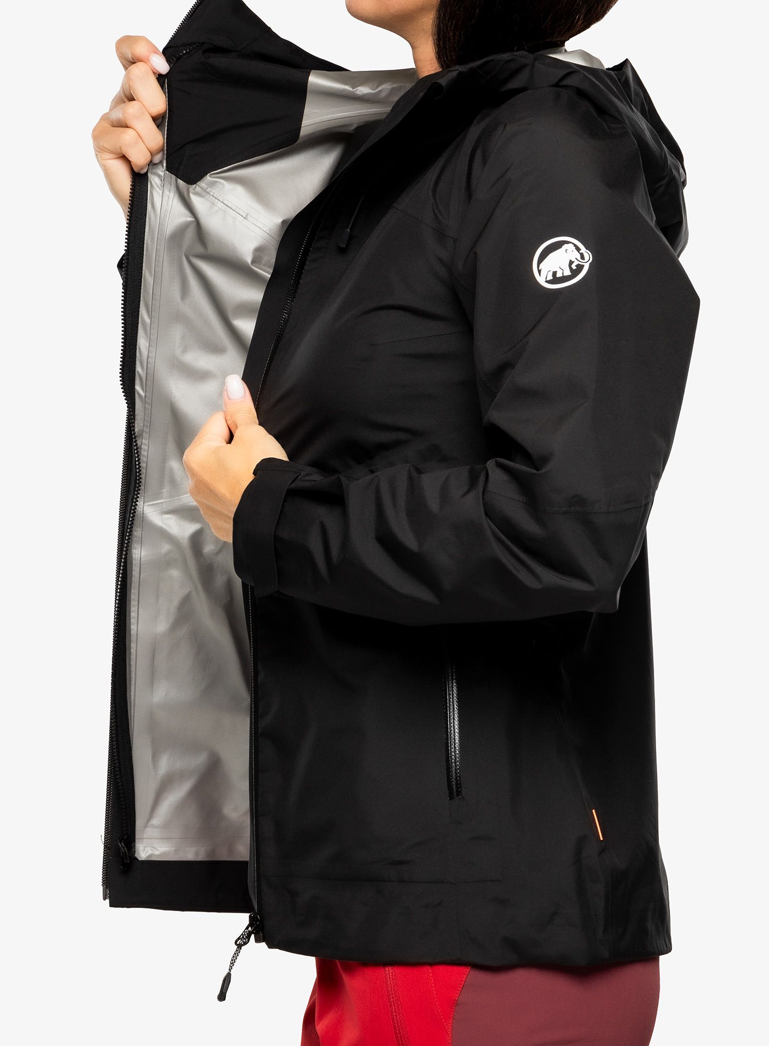 Ženska jakna Mammut Convey 3 in 1 HS Hooded Jacket - black/black