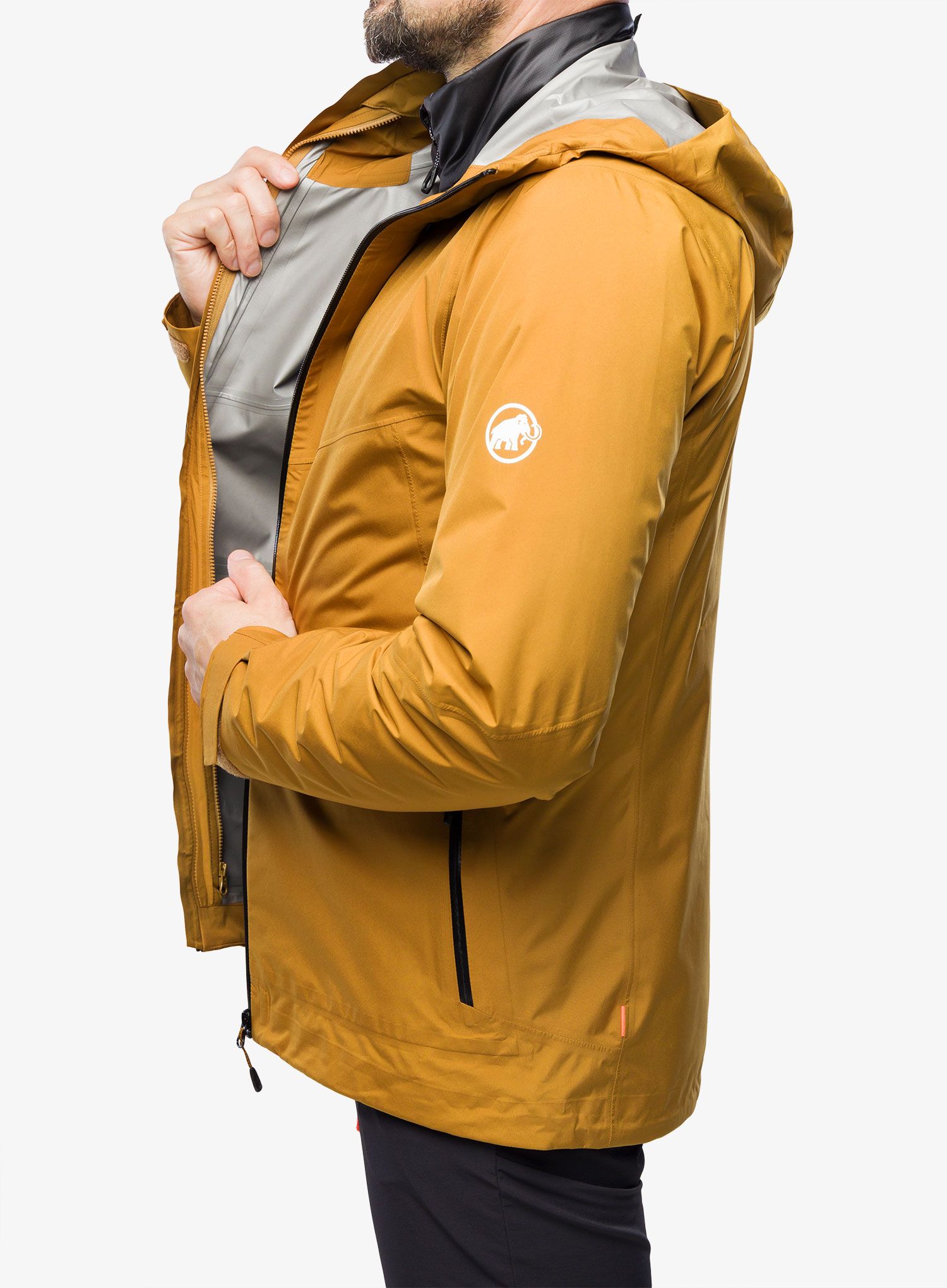 Jakna Mammut Convey 3 in 1 HS Hooded Jacket - cheetah/black