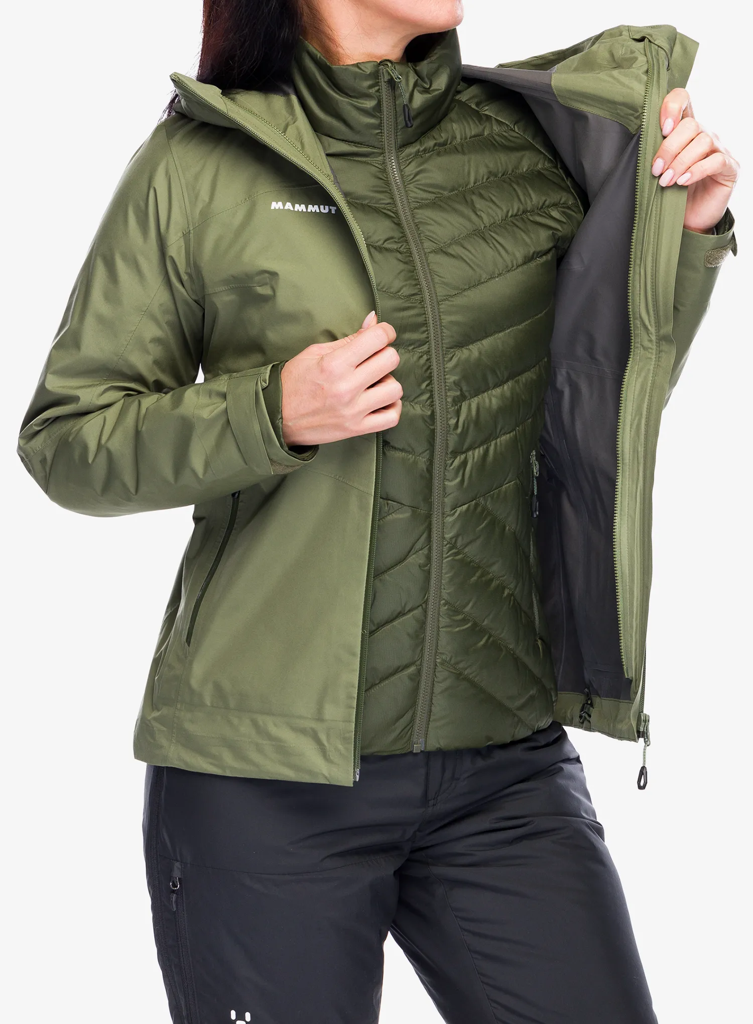 Ženska jakna Mammut Convey 3in1 HS Hooded Jacket